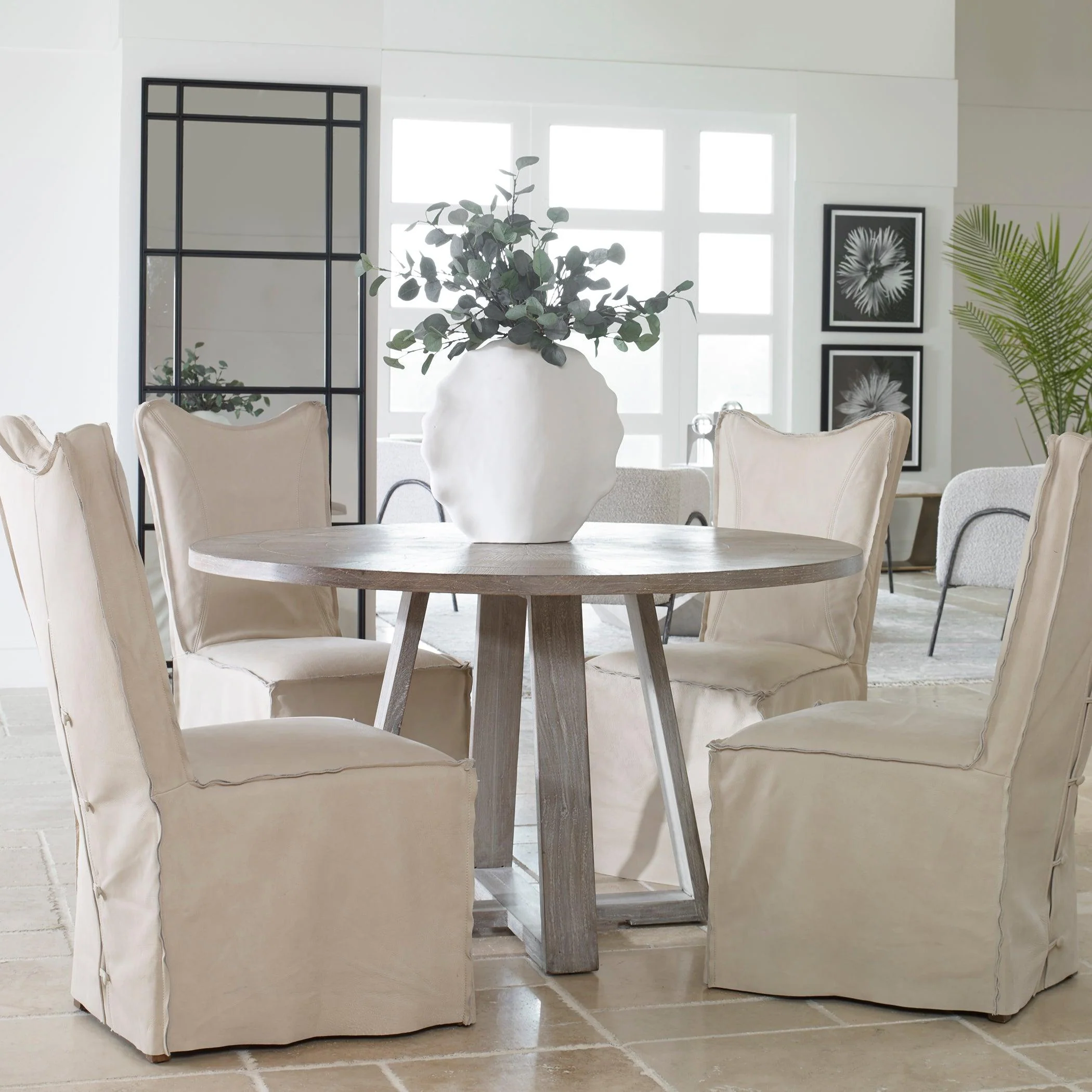 GIDRAN GRAY DINING TABLE - Frankwebs