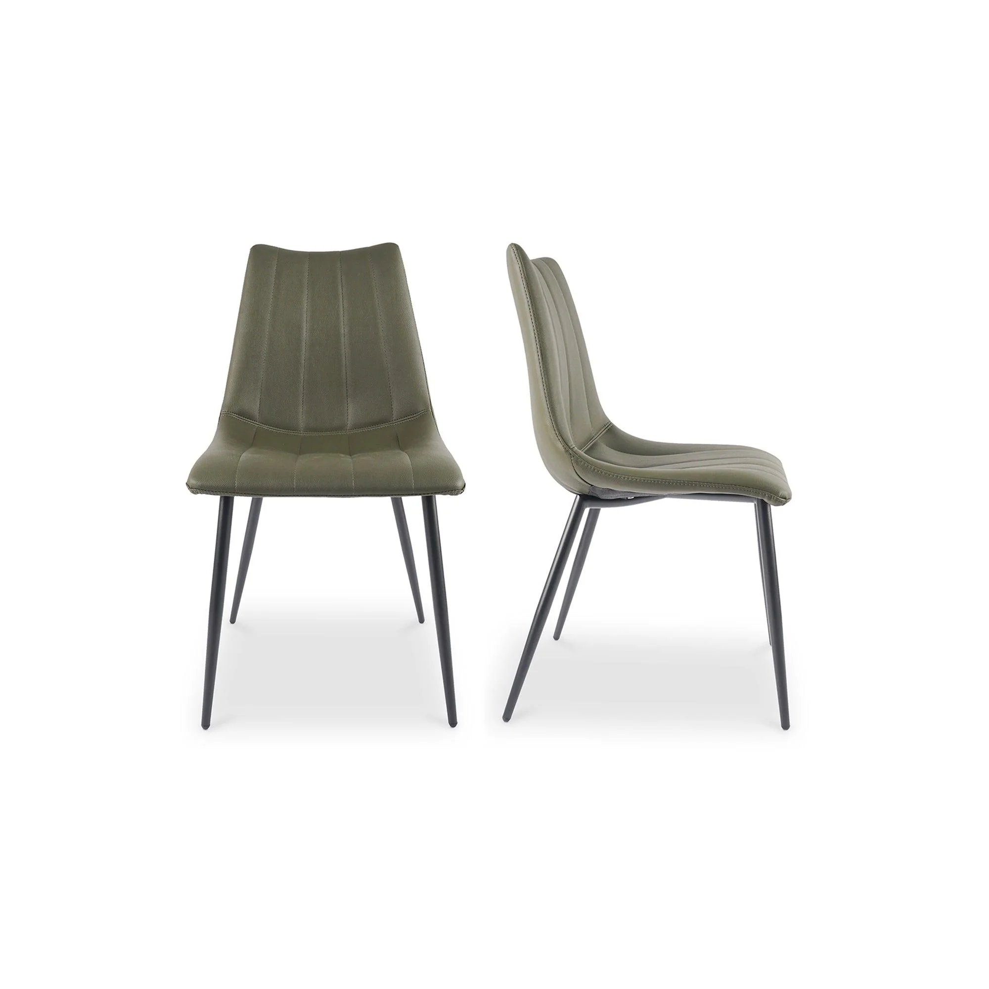 Alibi Dining Chair Dark Green - Set Of Two - Frankwebs