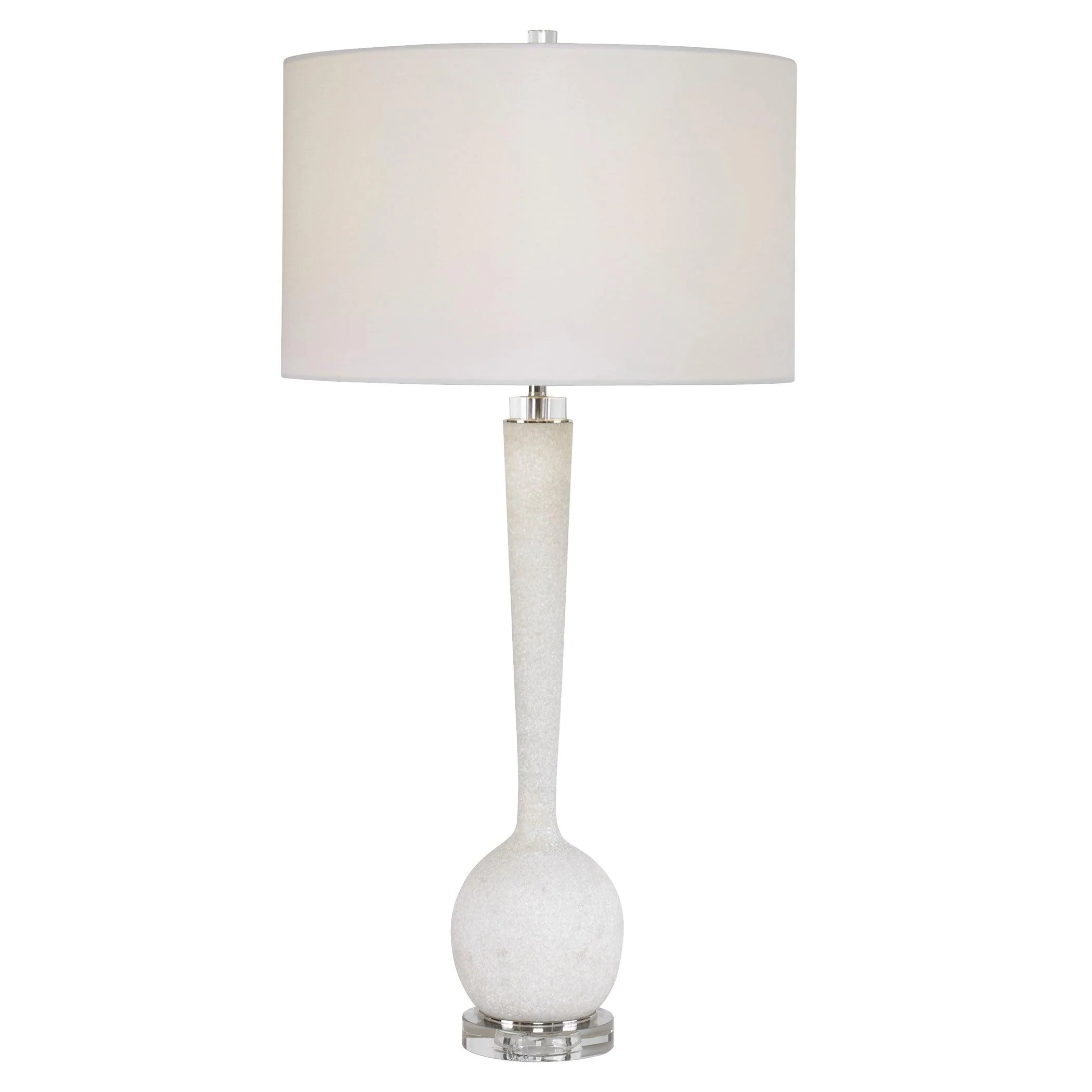 KENTLY WHITE MARBLE TABLE LAMP - Frankwebs