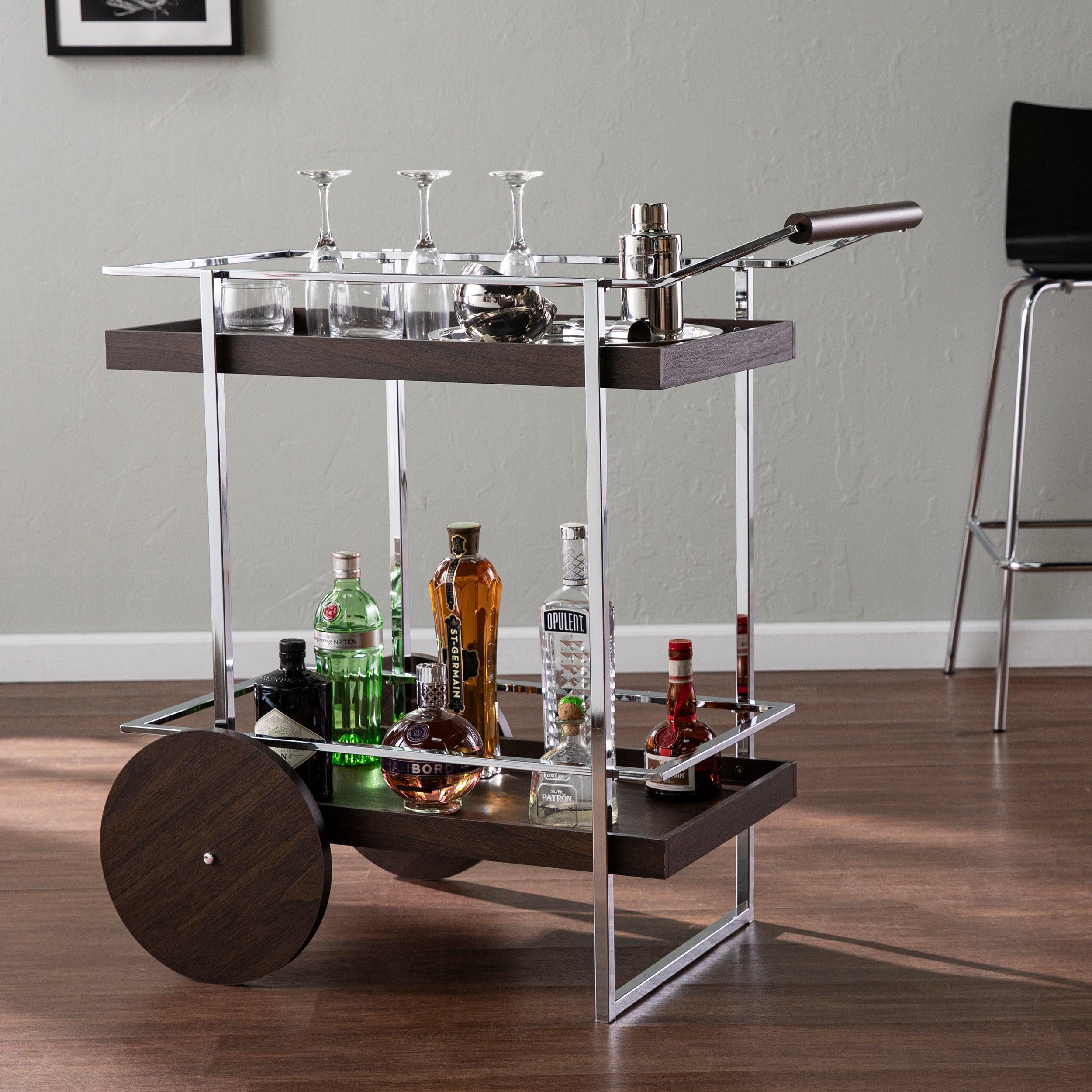 Dorben Rolling Bar Cart - Frankwebs