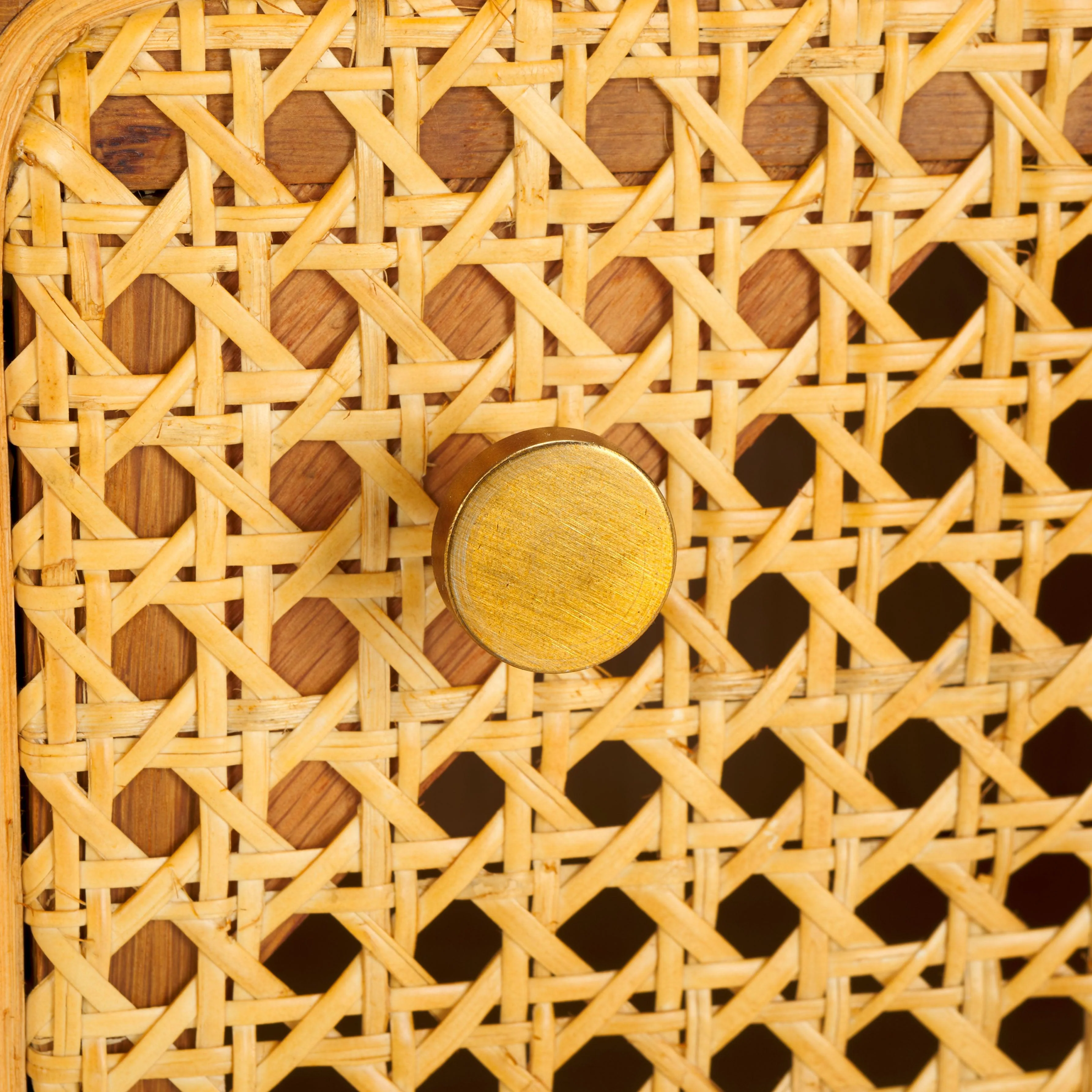 DOLLY CANE AND WOOD SIDEBOARD - Frankwebs