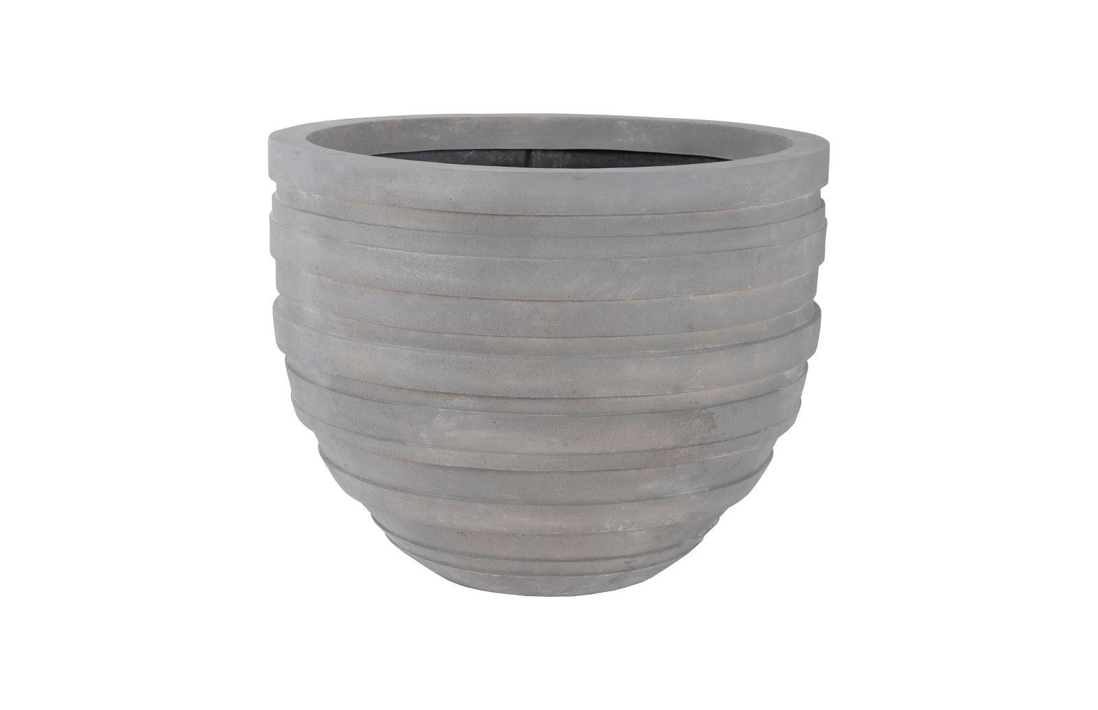 June Planter, Raw Gray, LG - Frankwebs