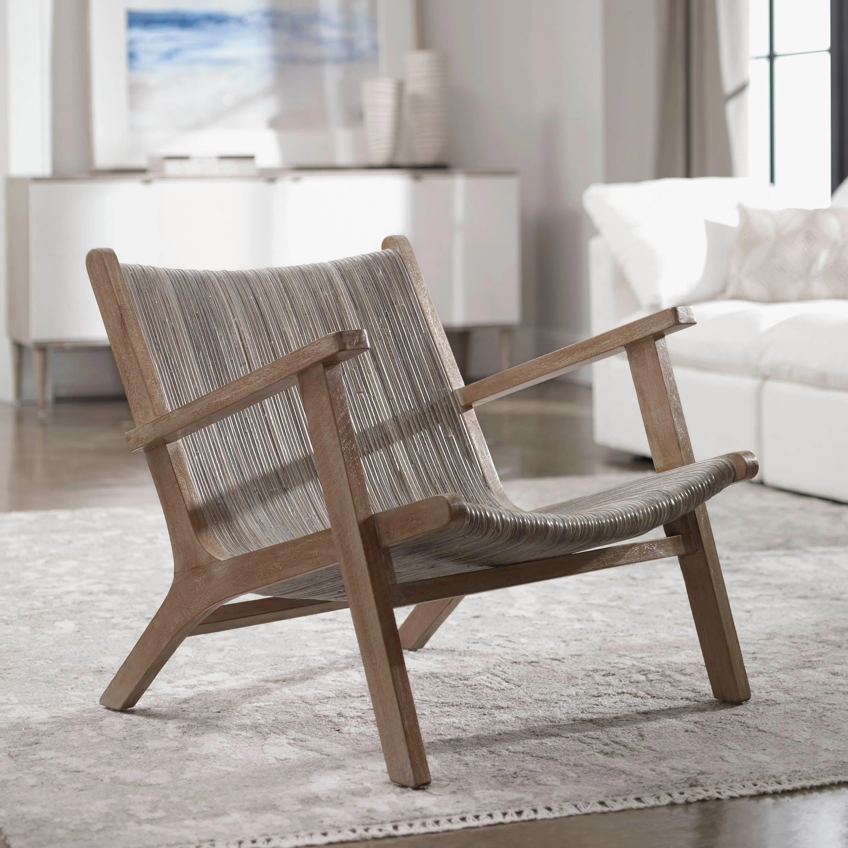Aegea Rattan Accent Chair - Frankwebs