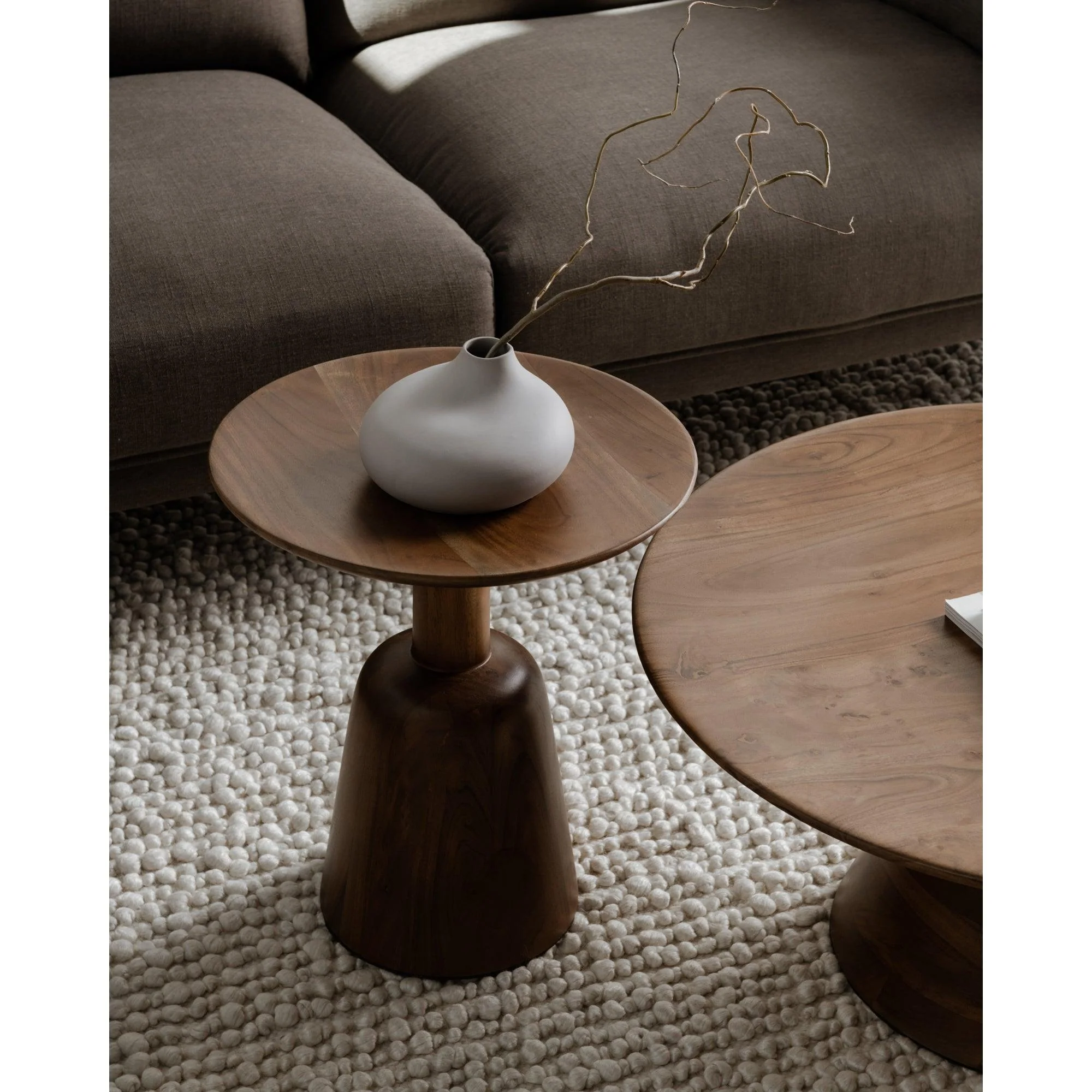 Nels Coffee Table Dark Brown - Frankwebs