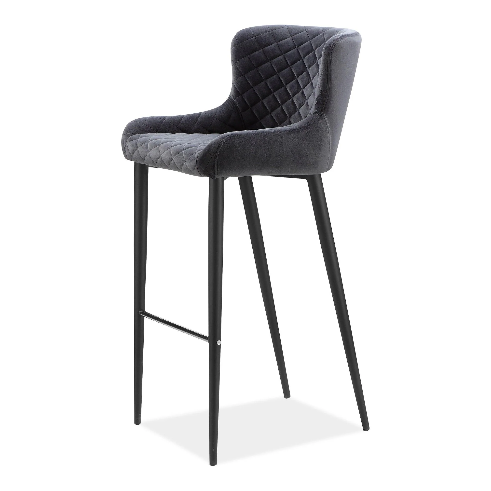Etta Counter Stool Dark Grey - Frankwebs