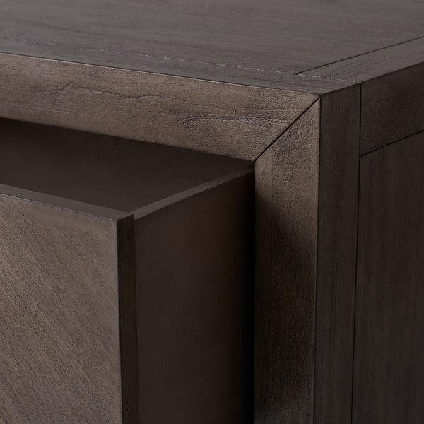 STEVE 2 DRAWER WOOD NIGHTSTAND - Frankwebs