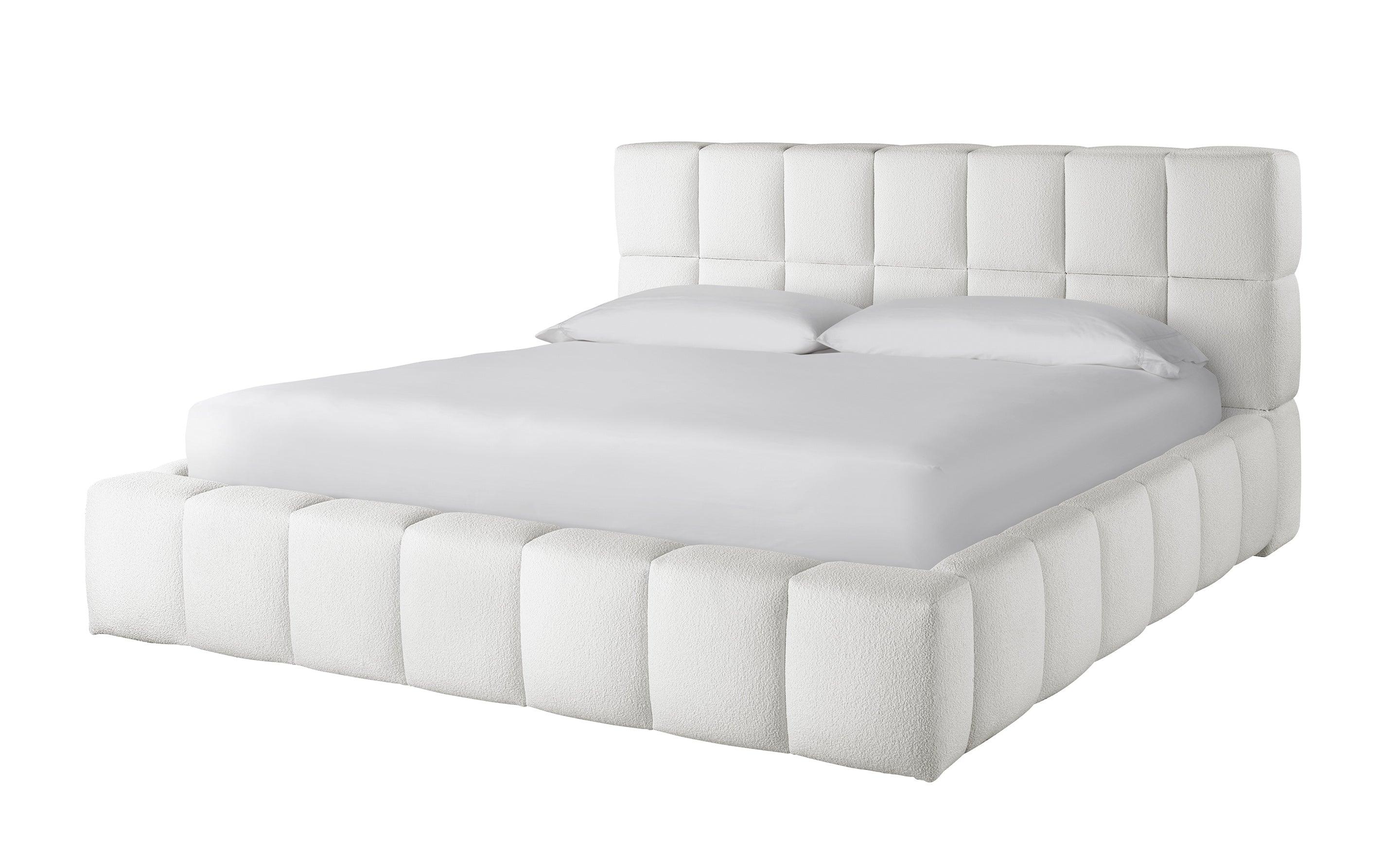 Modern Nomad Upholstered Platform Bed - Frankwebs