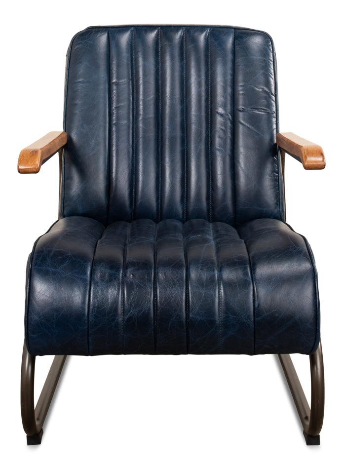 Bel-Air Arm Chair - Blue - Frankwebs