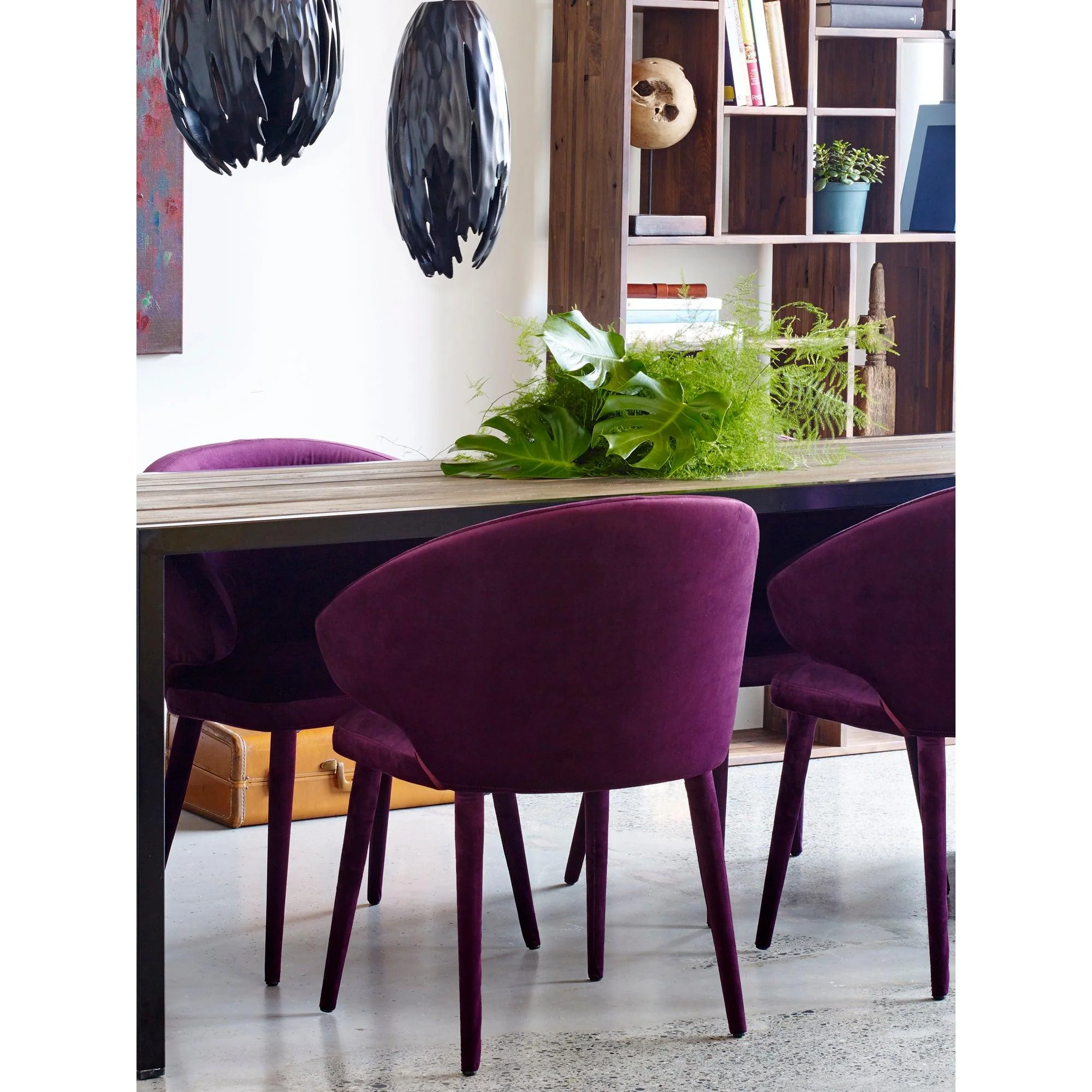 Stewart Dining Chair Purple - Frankwebs