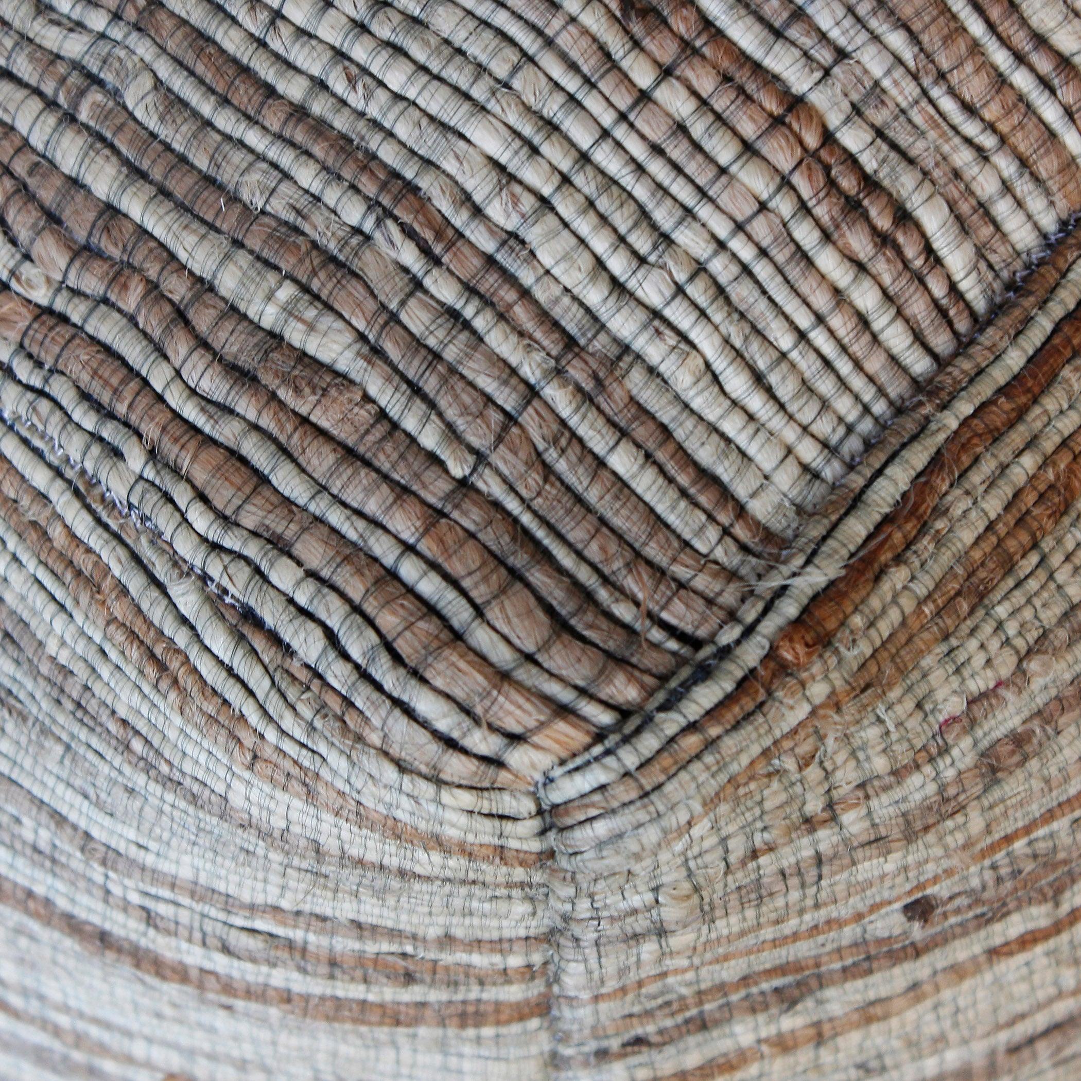 Shiro Beige Pouf - Frankwebs