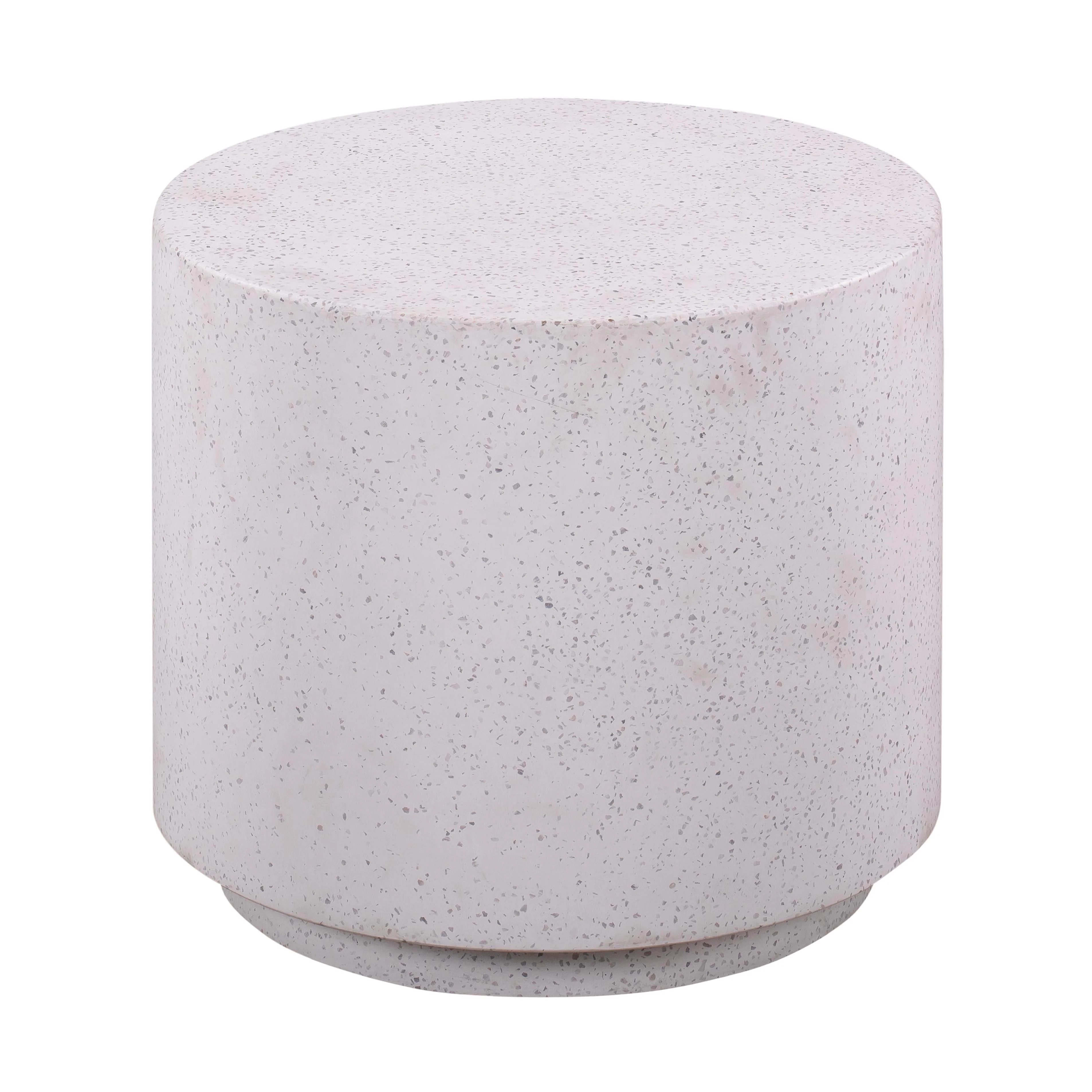 Terrazzo Light Speckled Side Table - Frankwebs