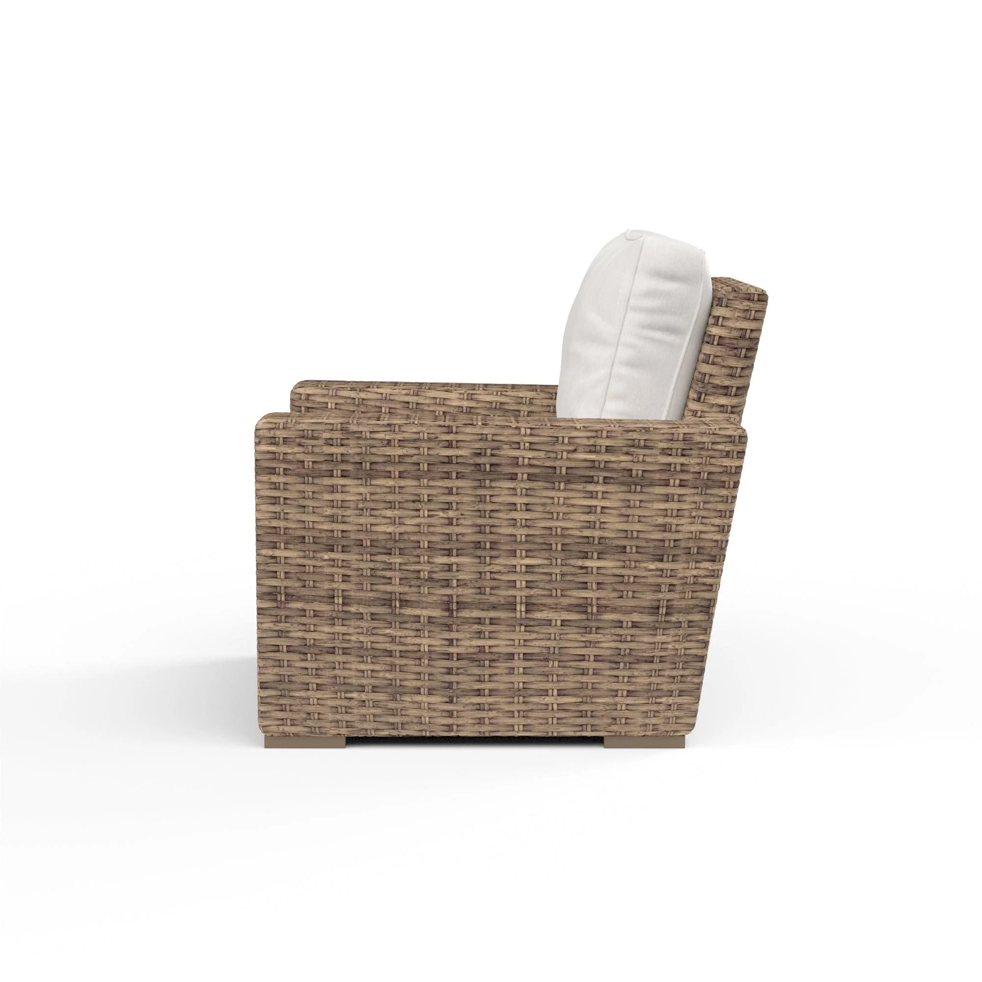 Havana Club Chair in Canvas Flax w/ Self Welt - Frankwebs