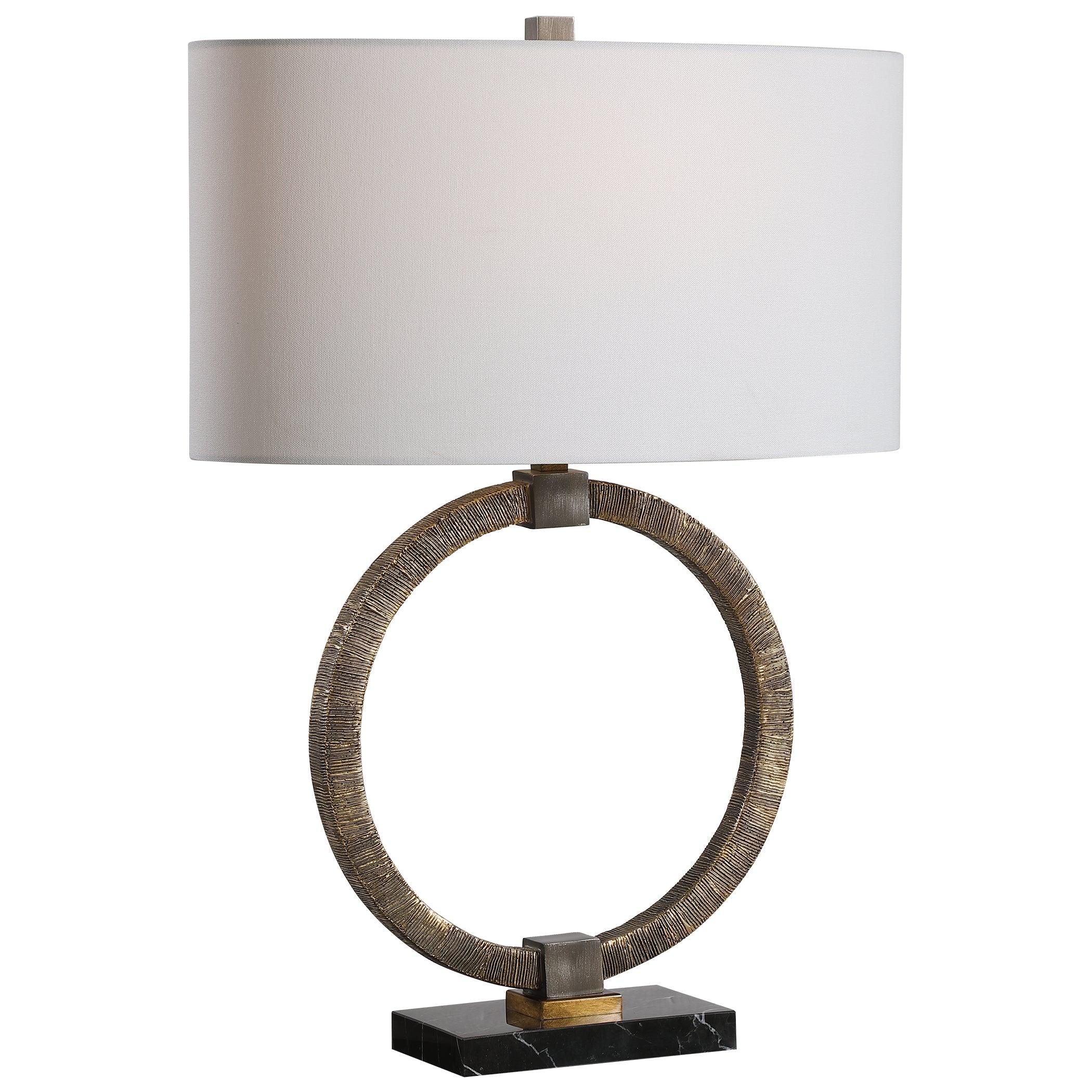 RELIC AGED GOLD TABLE LAMP - Frankwebs