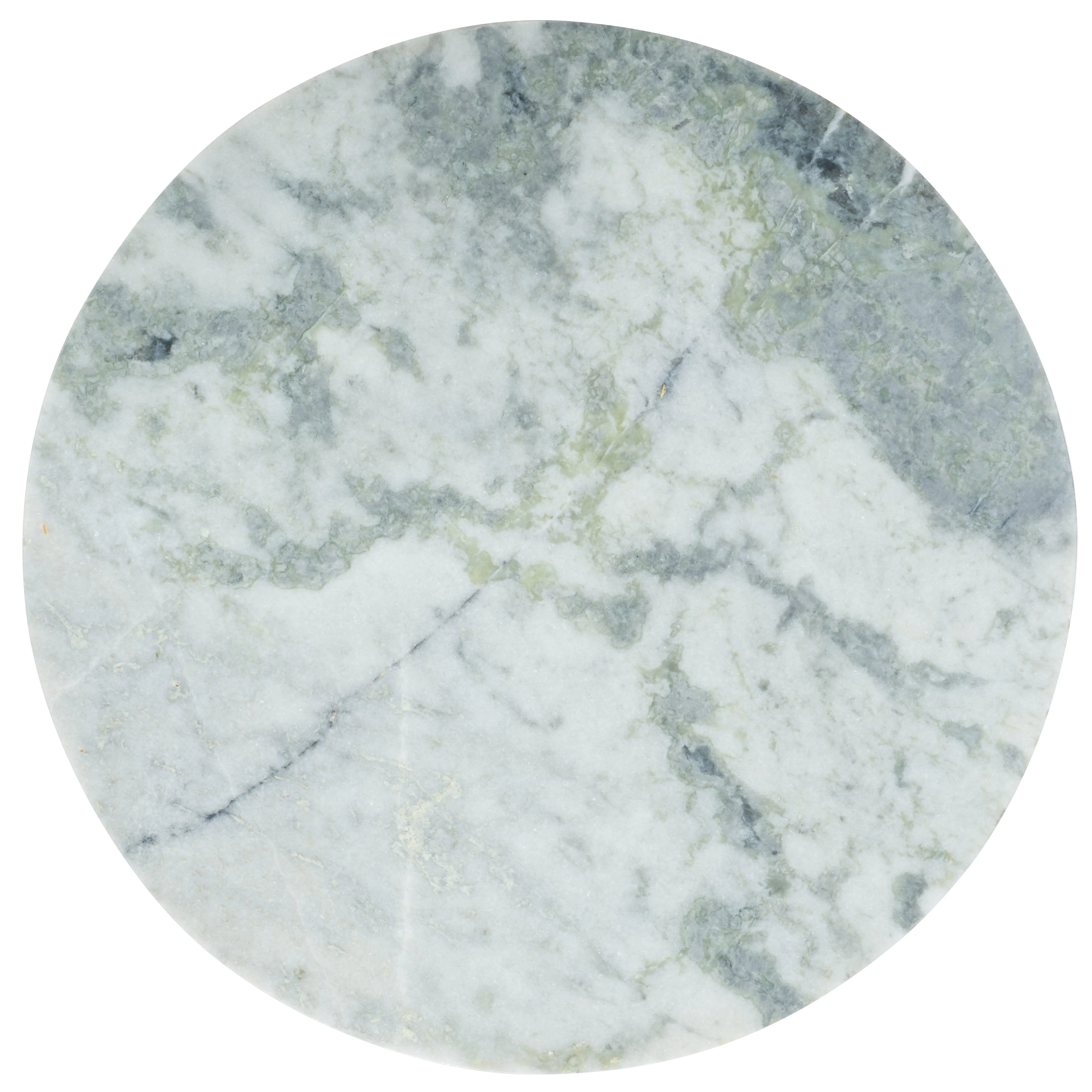 TRENTON ROUND MARBLE TOP COFFEE TABLE - Frankwebs