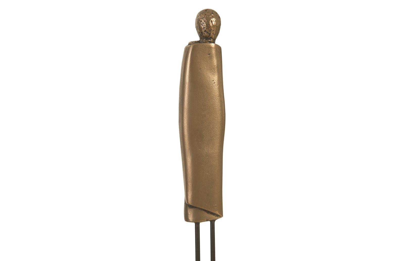 Robed Monk Trio Sculpture, Resin, Bronze Finish - Frankwebs