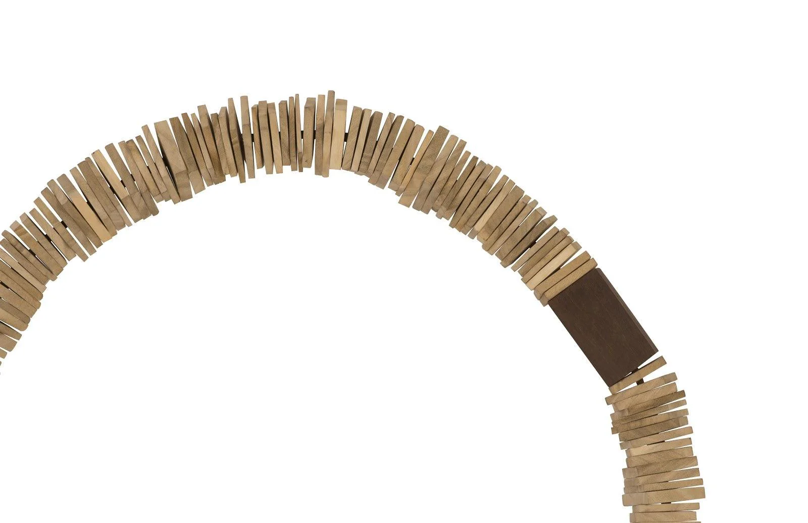 Stacked Wall Ring,  Bleached, LG - Frankwebs