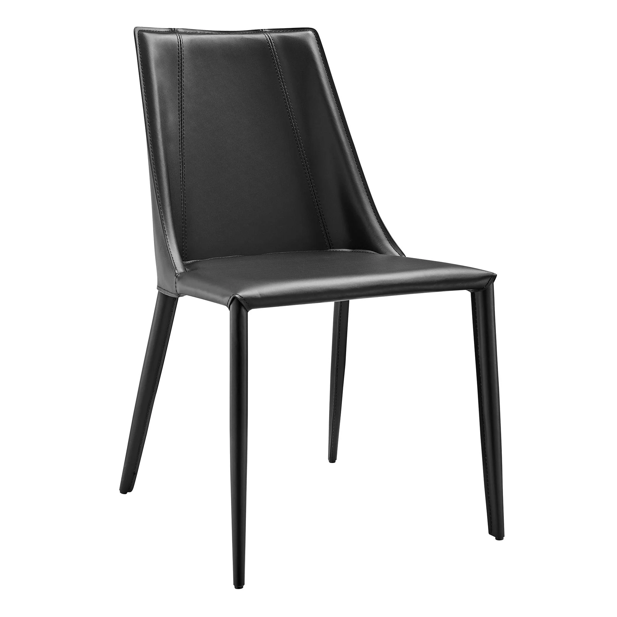 Kalle Side Chair in Black - Set of 1 - Frankwebs