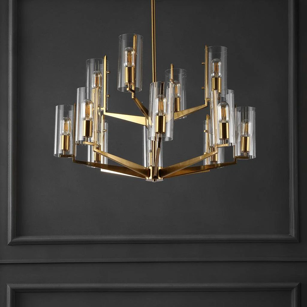 JENNICA GLASS CHANDELIER - Frankwebs