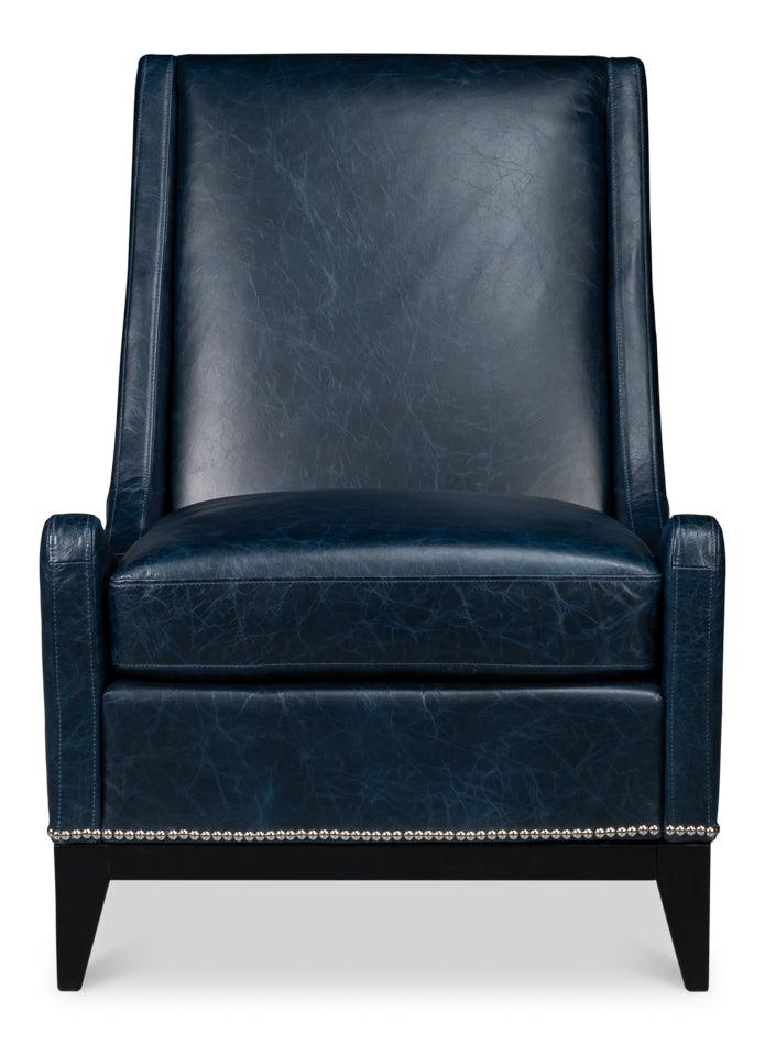 Brandy Accent Chair - Chateau Blue - Frankwebs