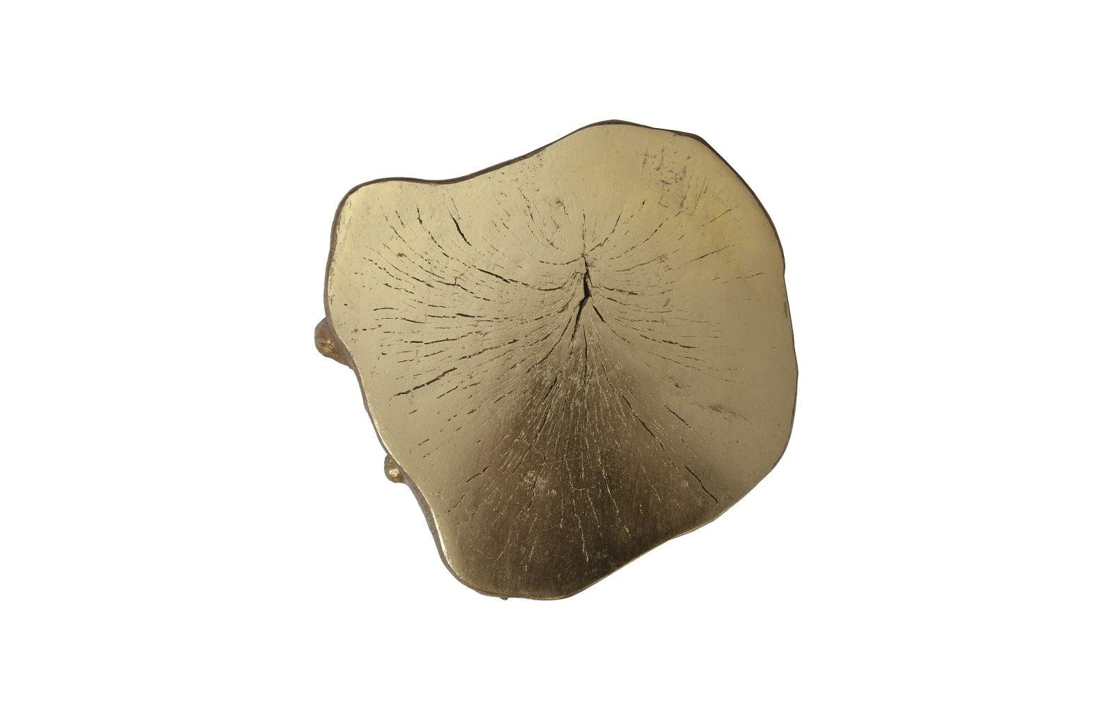 Log Stool, Gold Leaf, SM - Frankwebs