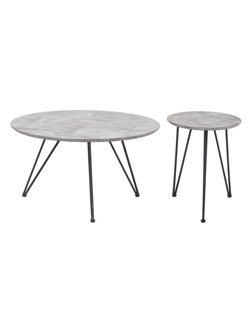 Kerris Coffee Table Set Gray & Black - Frankwebs