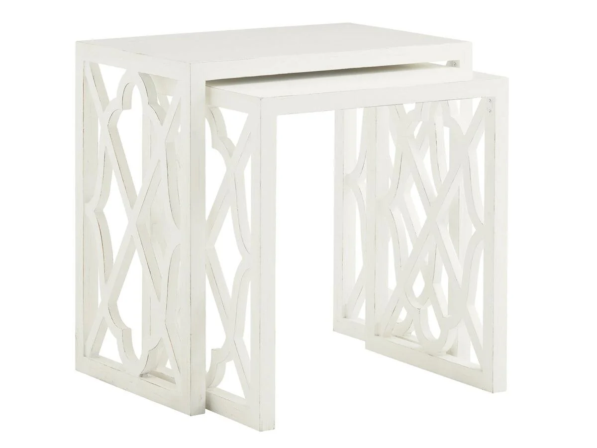 Ivory Key Stovell Ferry Nesting Tables - Frankwebs