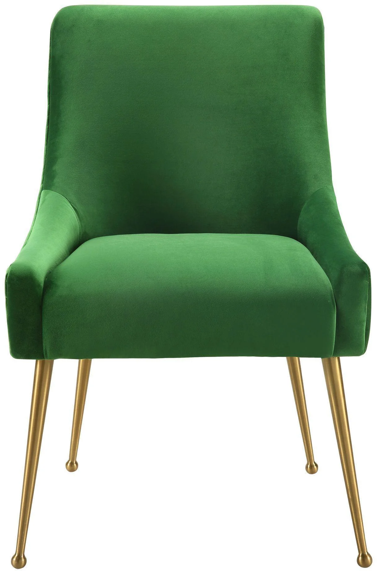 Beatrix Green Velvet Side Chair - Frankwebs