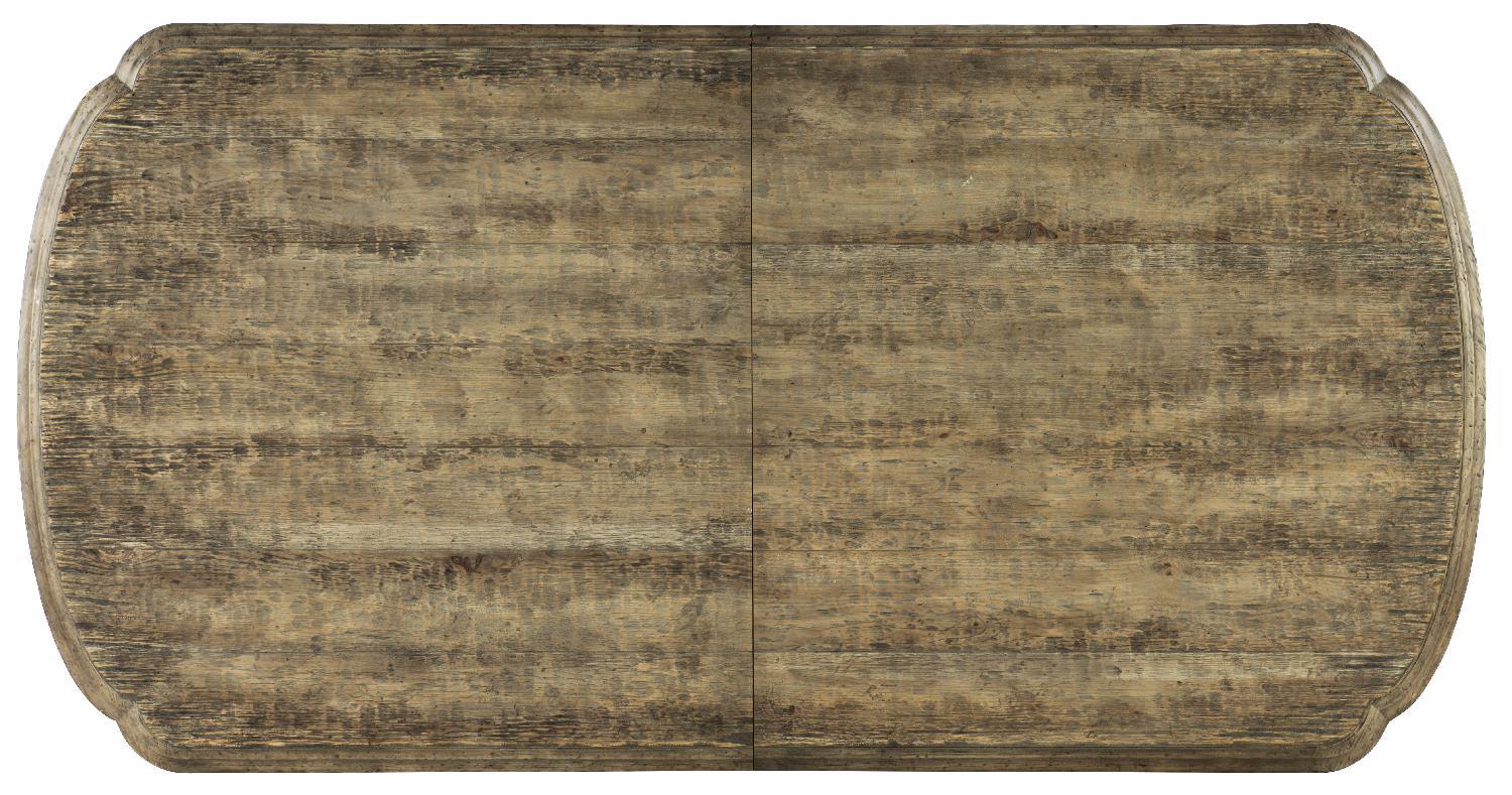 La Grange Le Vieux 86in Double Pedestal Table with2-18in Leaves - Frankwebs