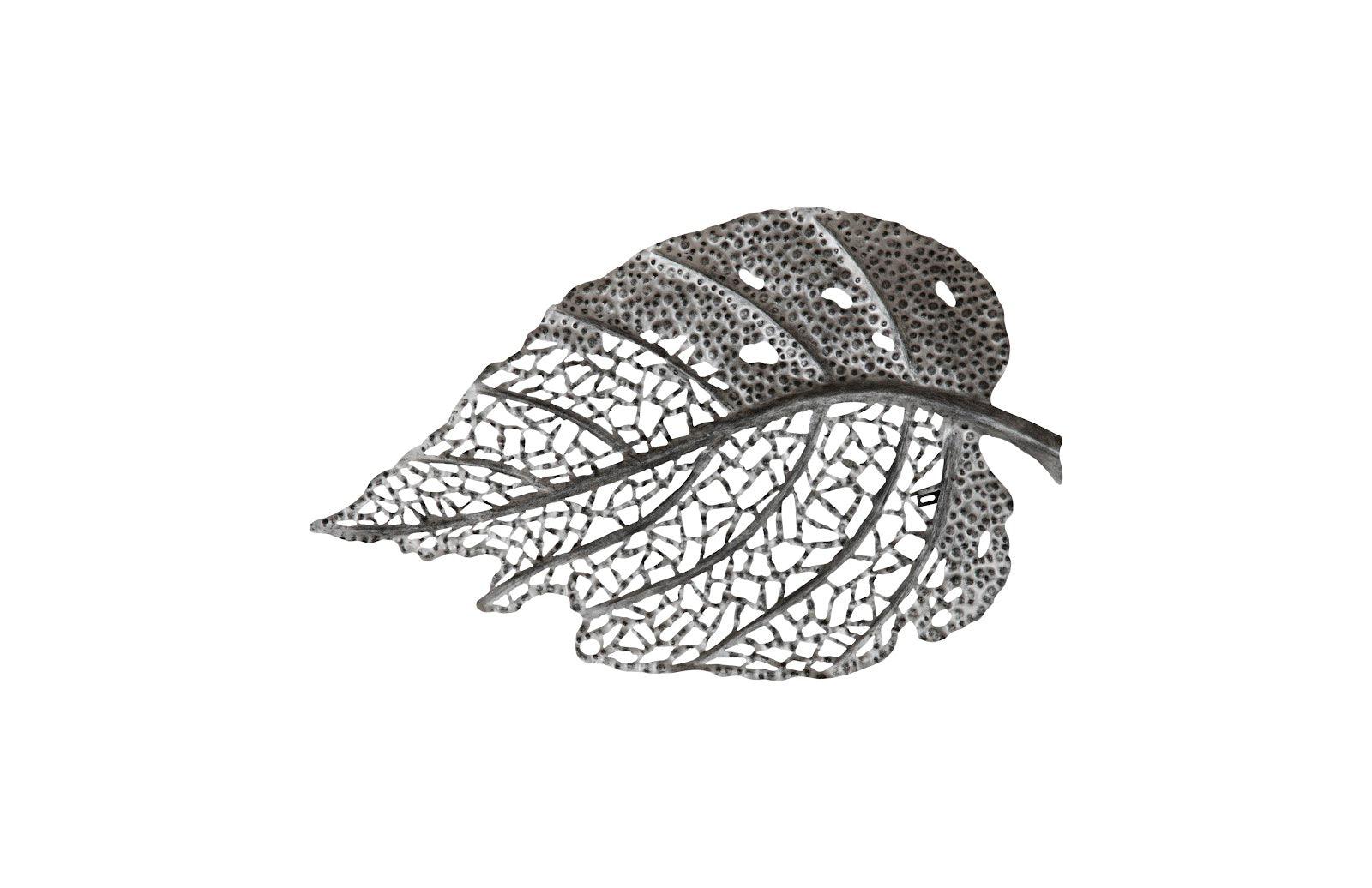Birch Leaf Wall Art, Silver, MD - Frankwebs