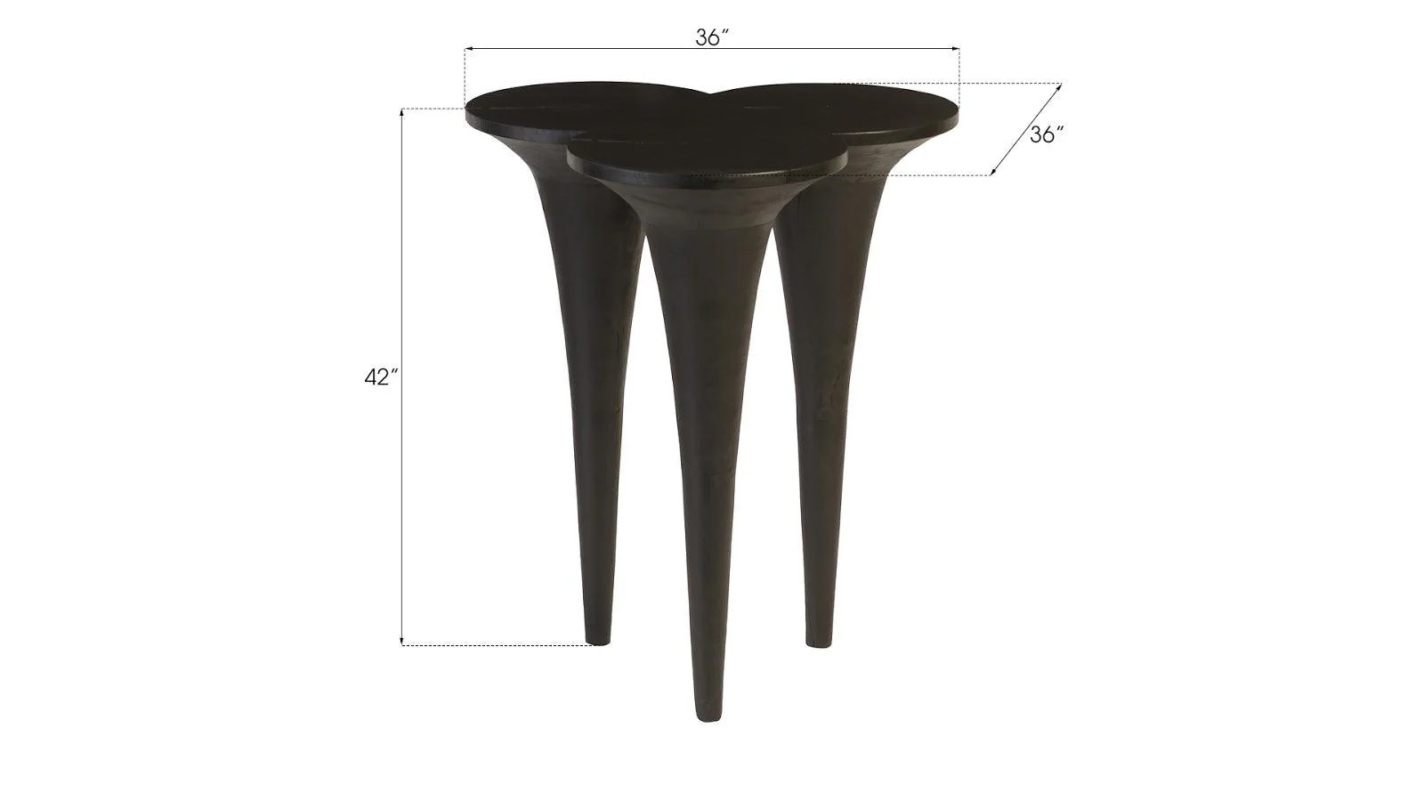 Marley Bar Table, Chamcha Wood, Burnt Finish - Frankwebs