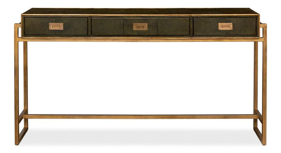 Shagreen Console Table - Leaf - Frankwebs