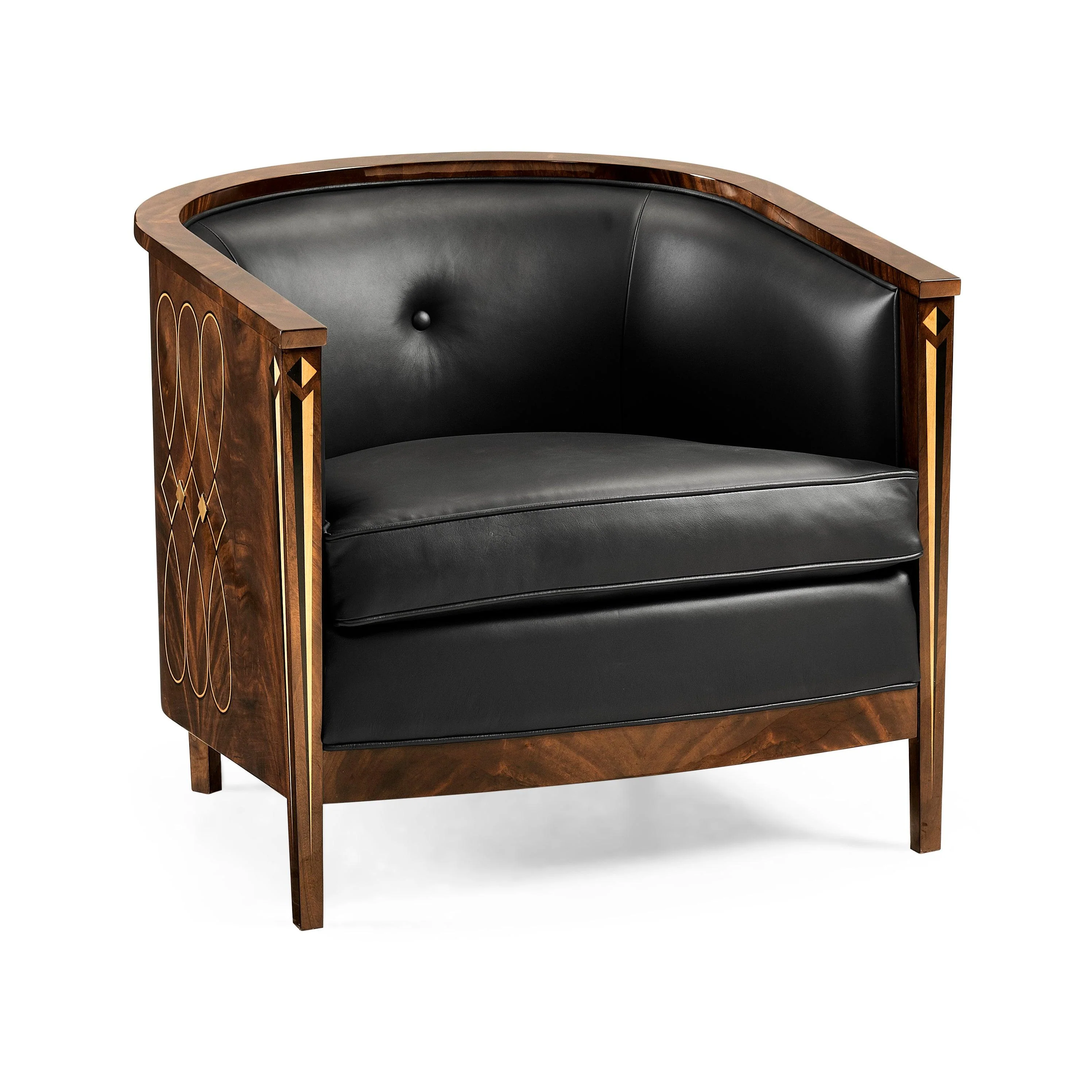 Tribeca Knightbridge Leather Tub Chair - Frankwebs
