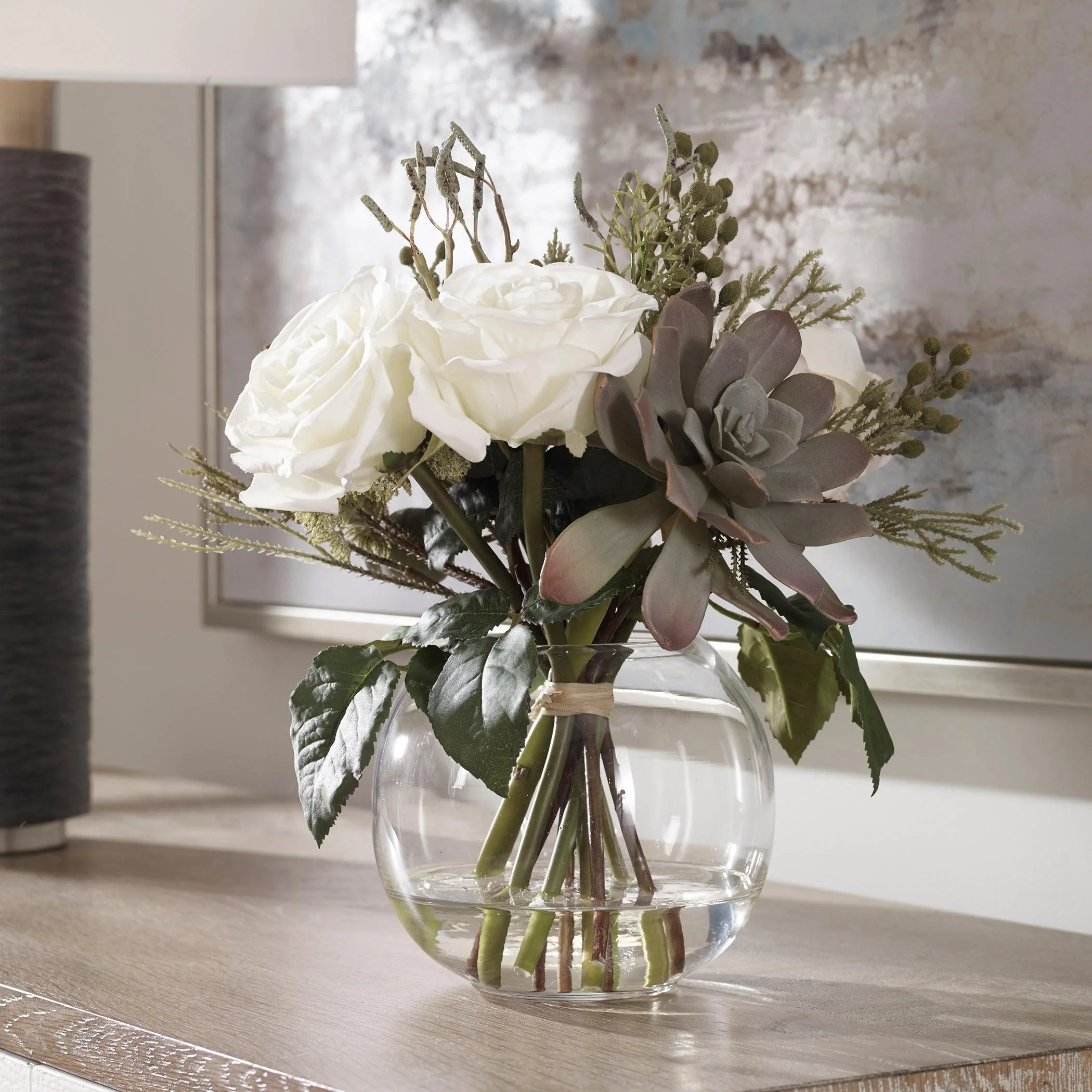 BELMONTE FLORAL BOUQUET & VASE - Frankwebs