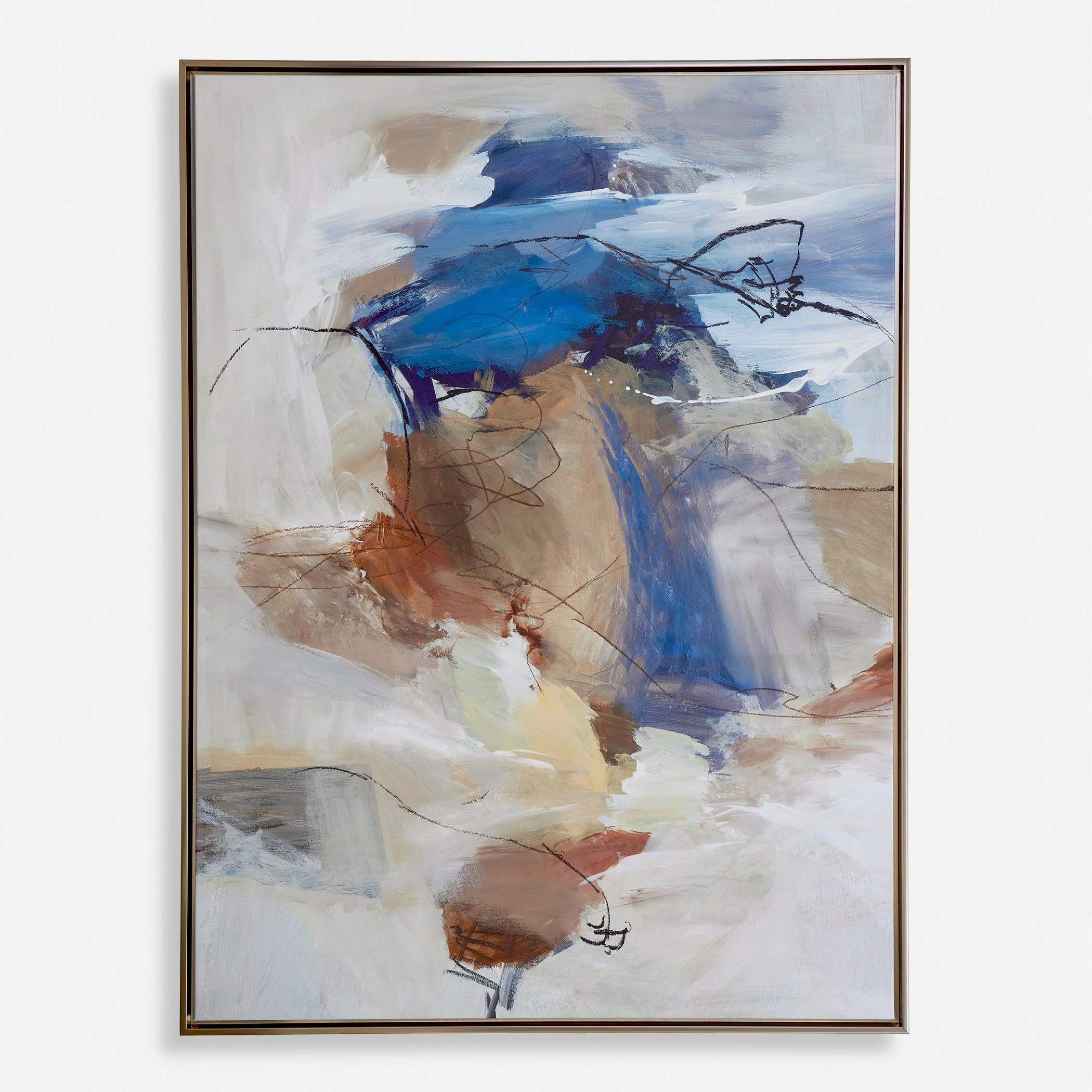 Subtle Nuances Framed Abstract Art - Frankwebs