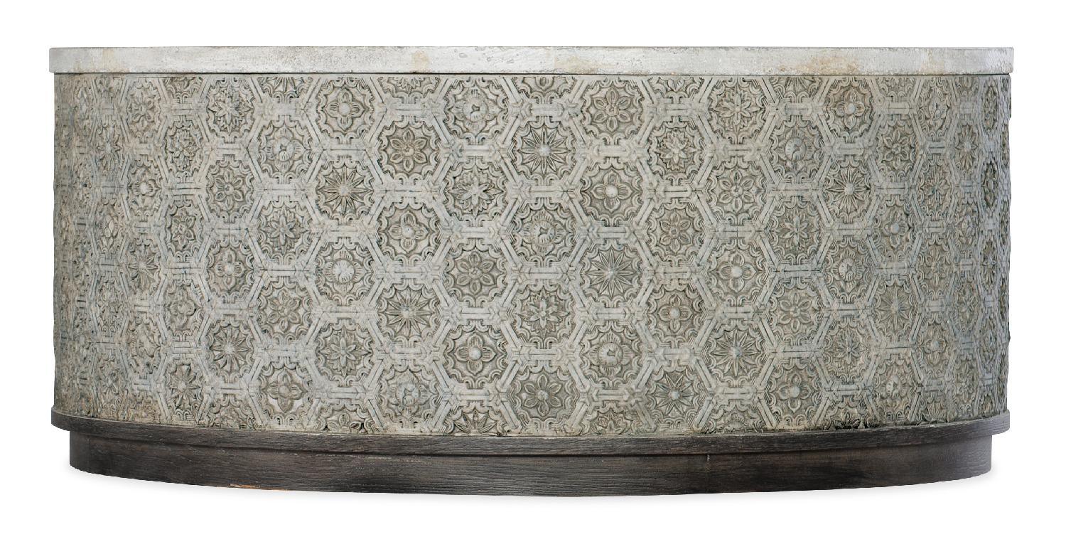 Melange Greystone Round Cocktail Table - Frankwebs