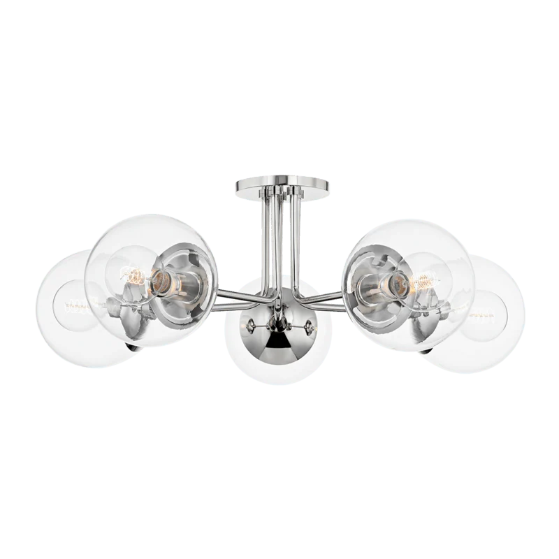 MEADOW 5 LIGHT SEMI FLUSH - Frankwebs