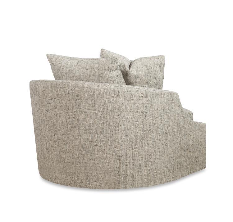 Century Home Elegance Stocked Oliver Swivel Chair - Frankwebs