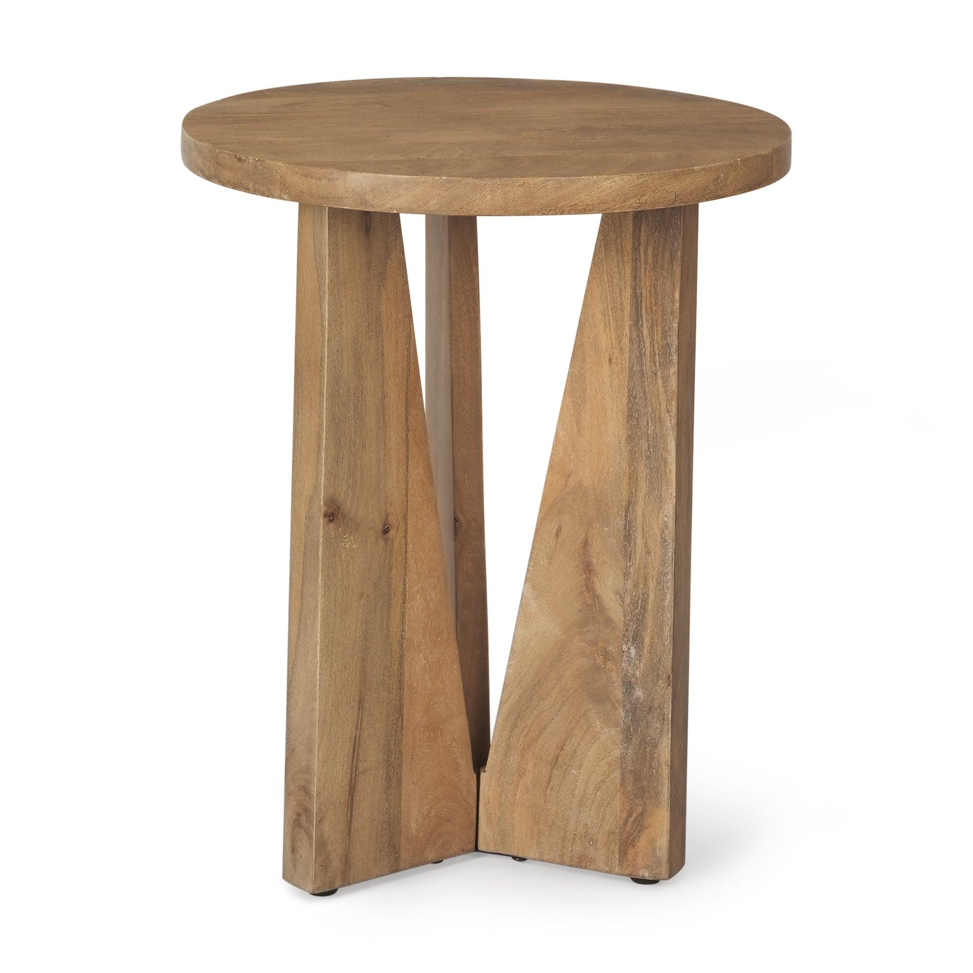 Mattius Light Wood Accent Table - Frankwebs