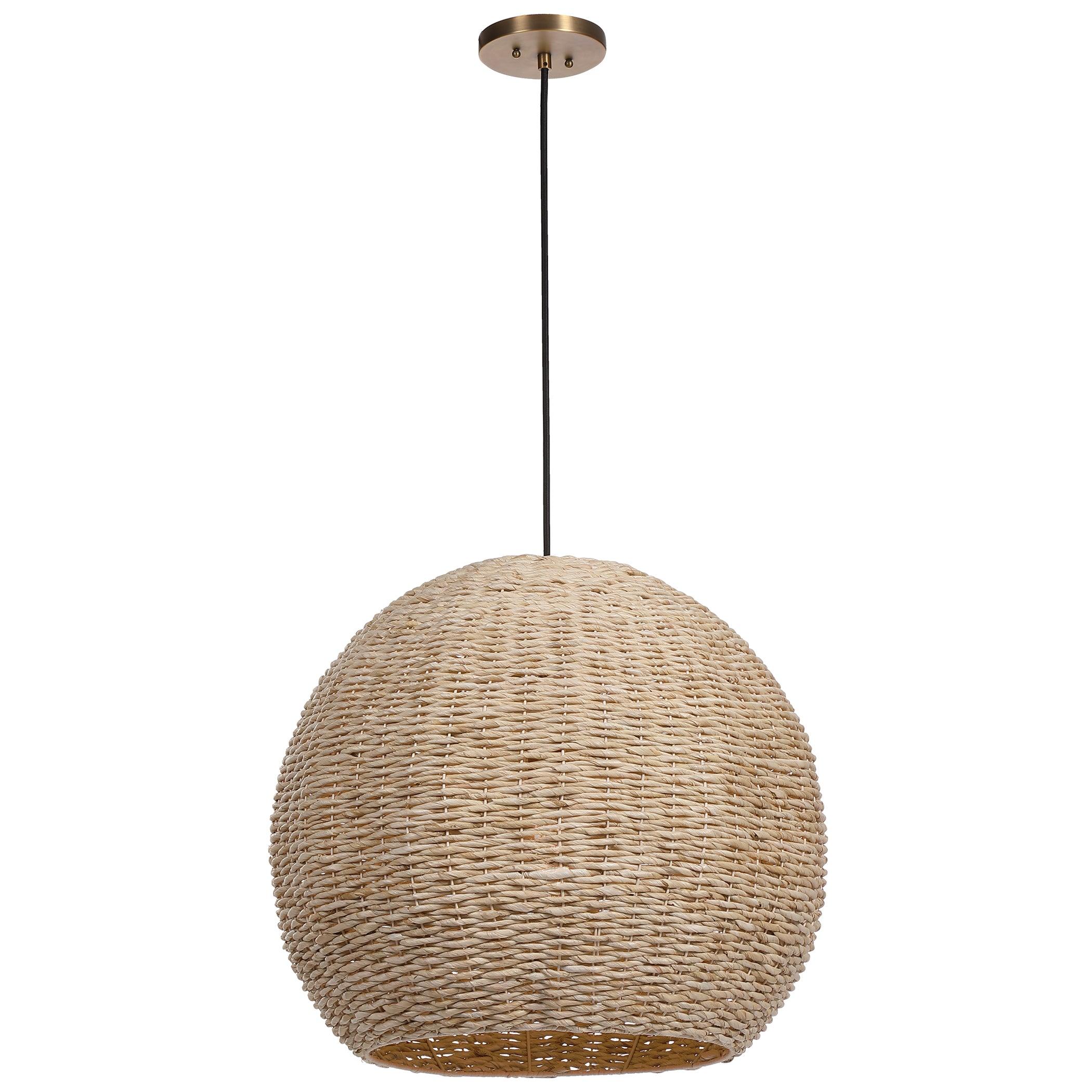 SEAGRASS 1 LIGHT DOME PENDANT - Frankwebs