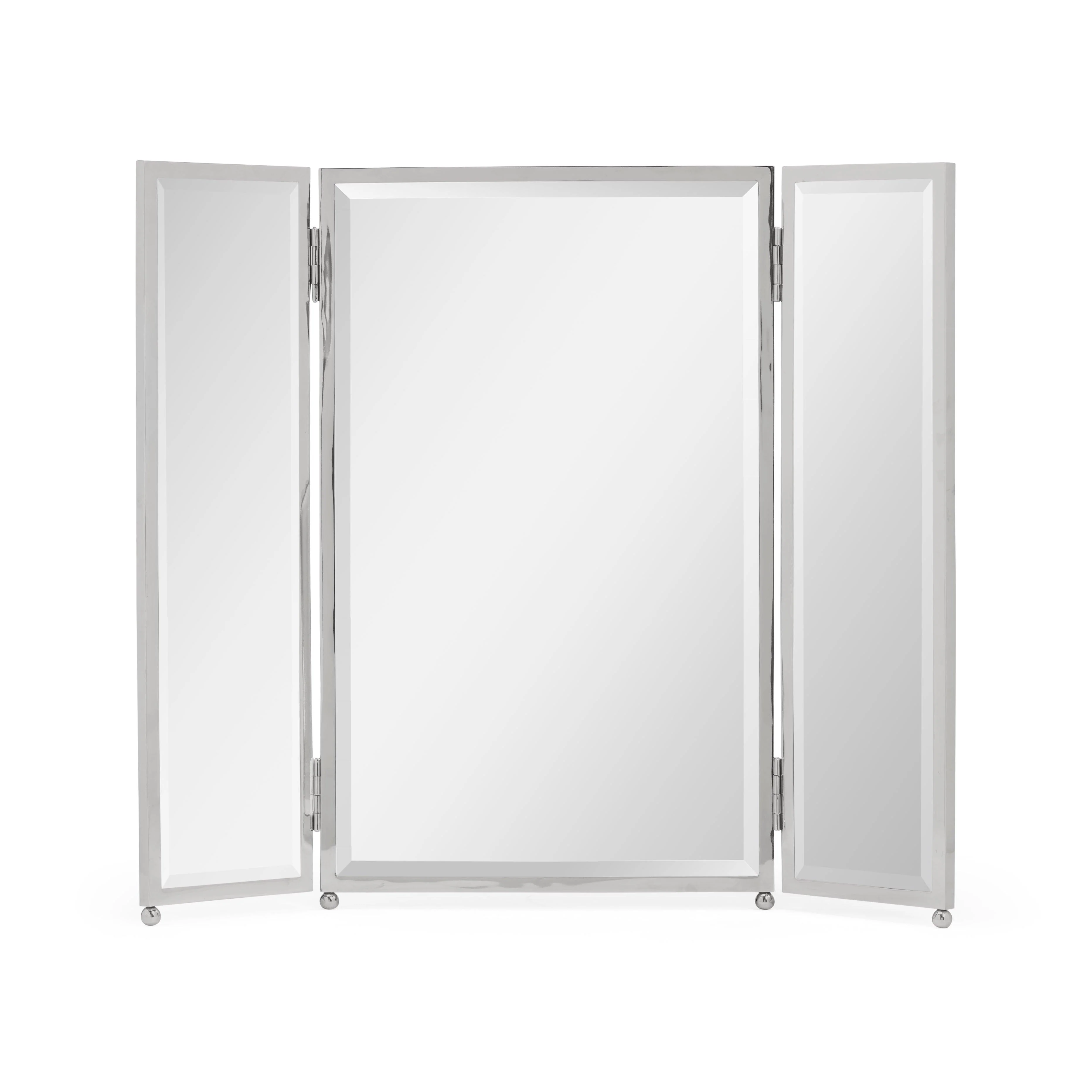 William Yeoward Triple Nickel Dressing Table Mirror - Frankwebs