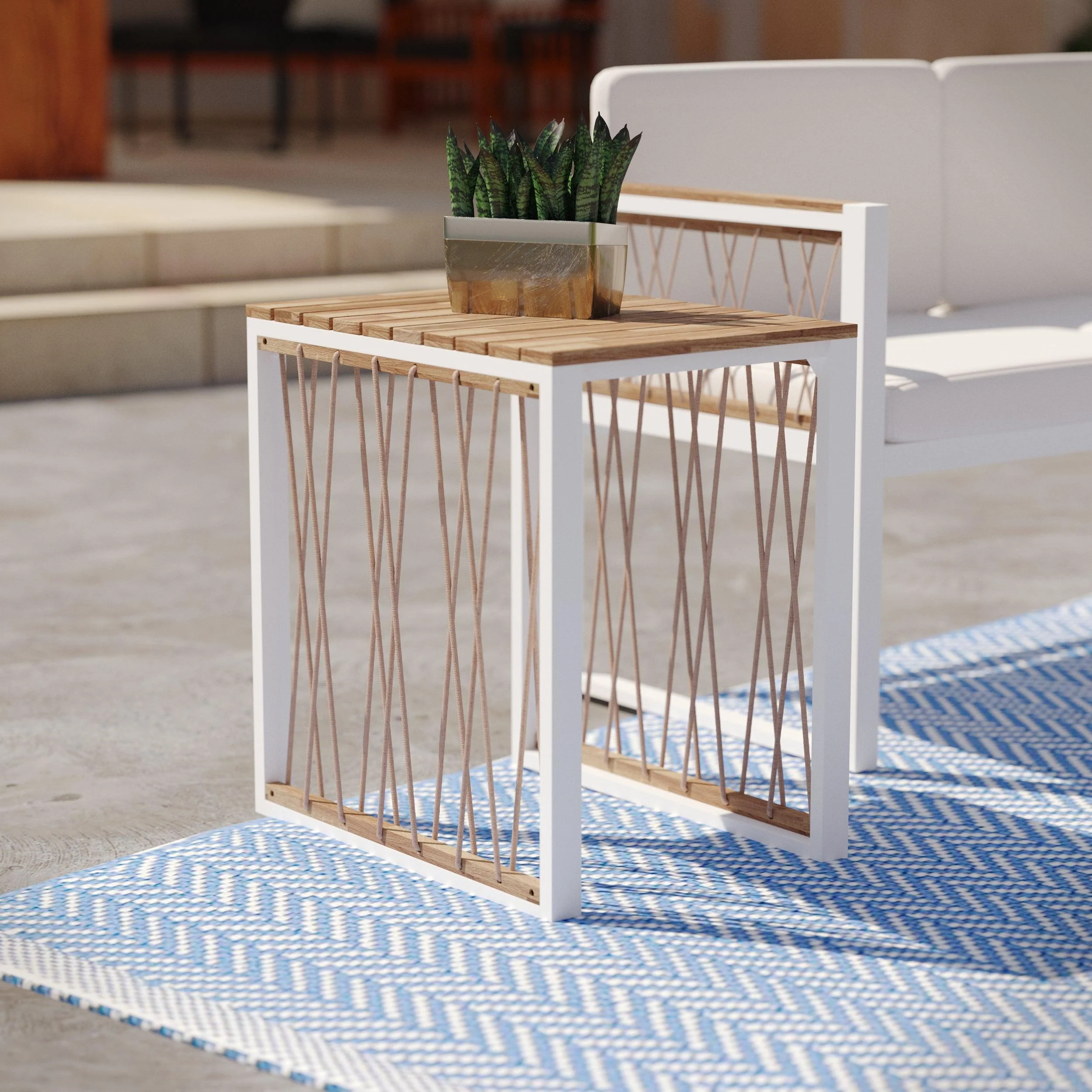 Wallmond Outdoor End Table - Frankwebs
