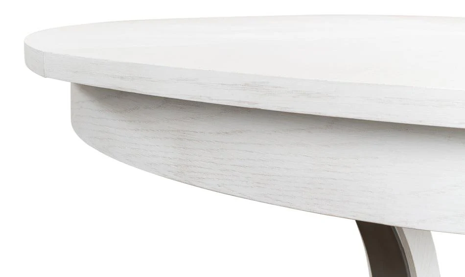 Tower Jupe Dining Table Med Working Wht - Frankwebs