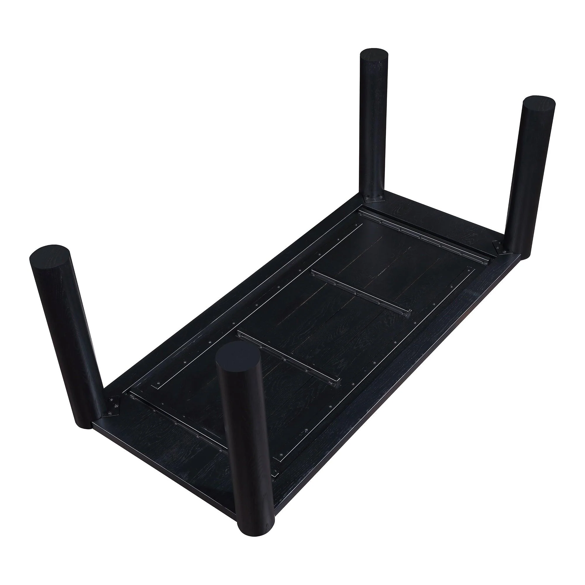 Post Dining Table Oak Black - Frankwebs