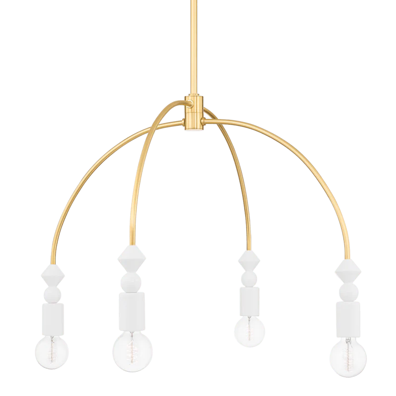 FLORA 4 LIGHT CHANDELIER - Frankwebs