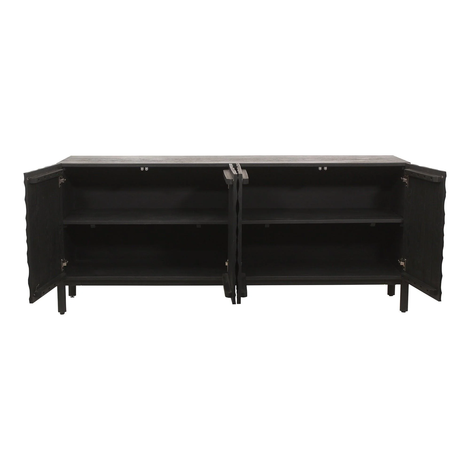 Misaki Oak Sideboard Black - Frankwebs