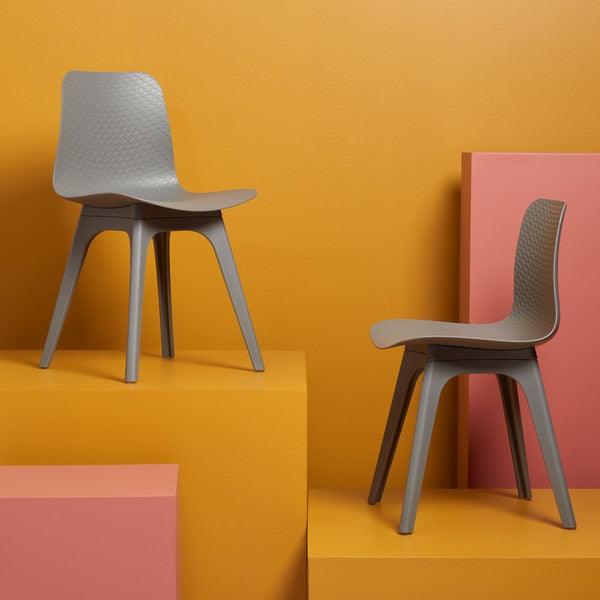 DAMIANO MOLDED PLASTIC DINING CHAIR - Frankwebs