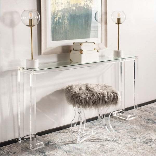 BENJI ACRYLIC CONSOLE TABLE - Frankwebs