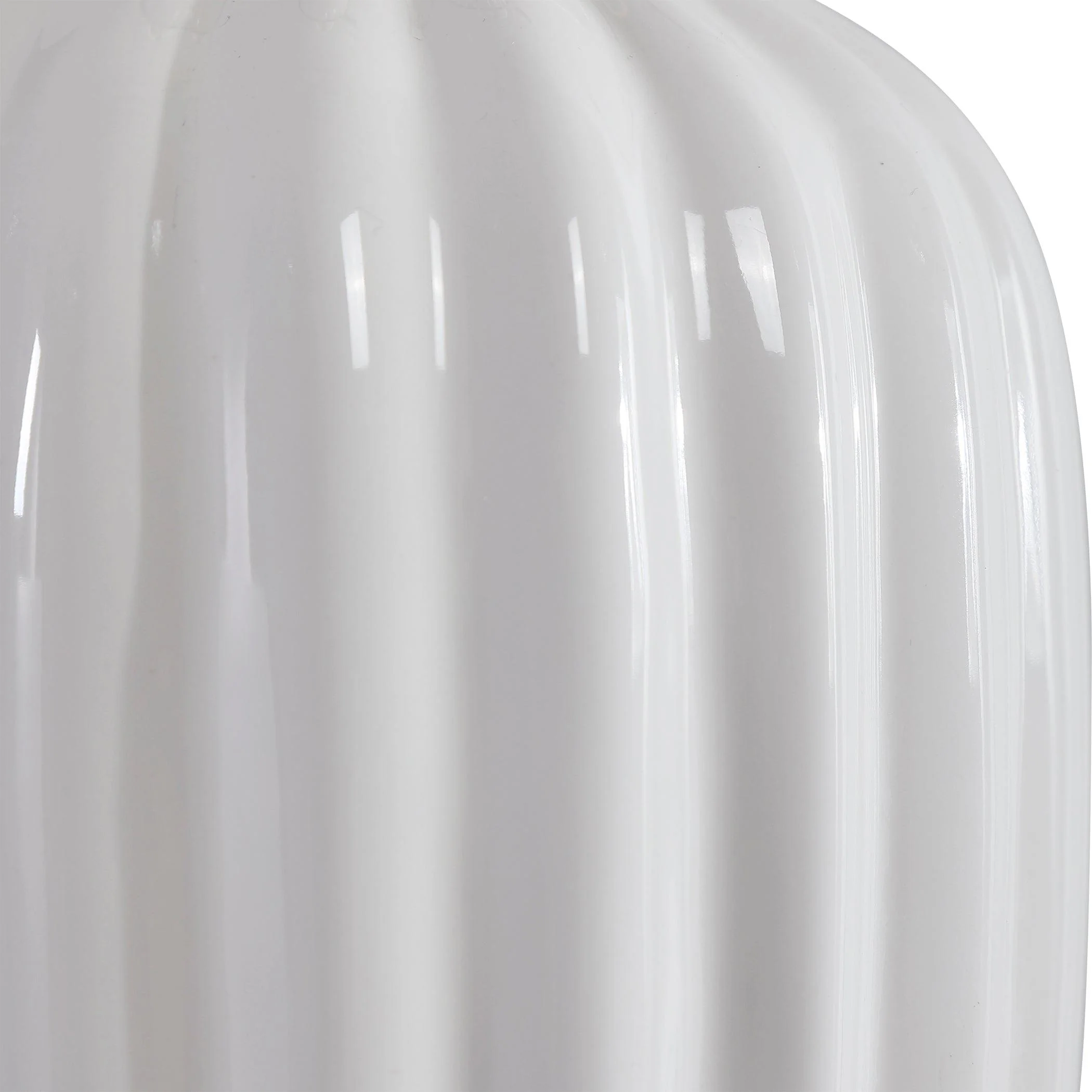 STRAUSS WHITE CERAMIC TABLE LAMP - Frankwebs