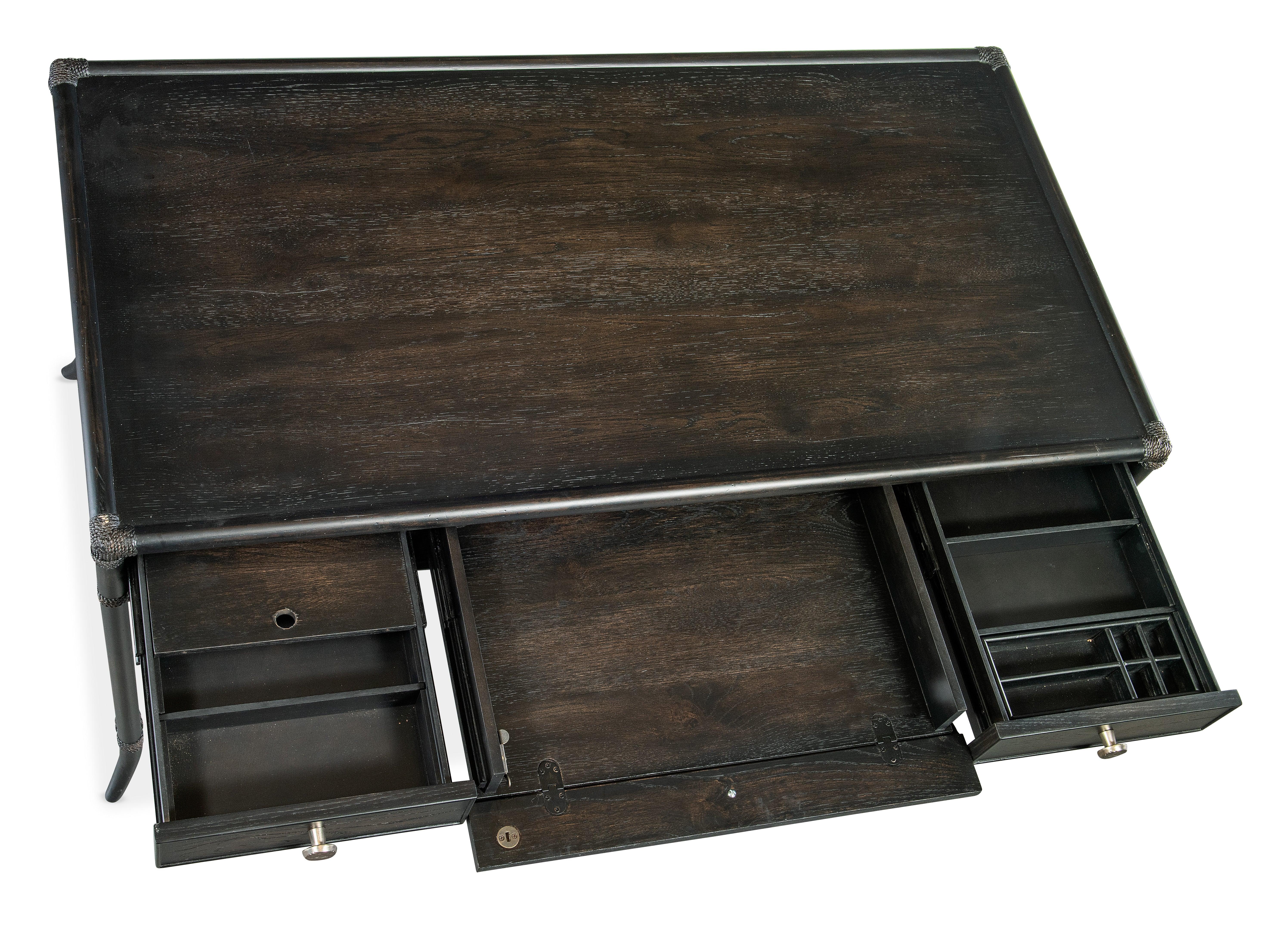 Retreat Pole Rattan Writing Desk - Frankwebs