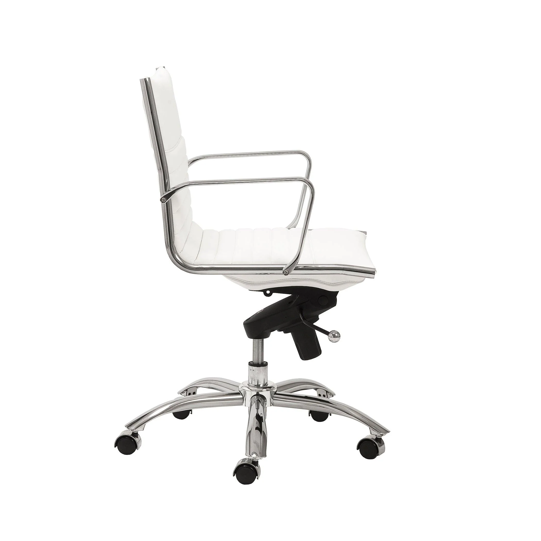 Dirk Low Back Office Chair  Leatherette - Frankwebs